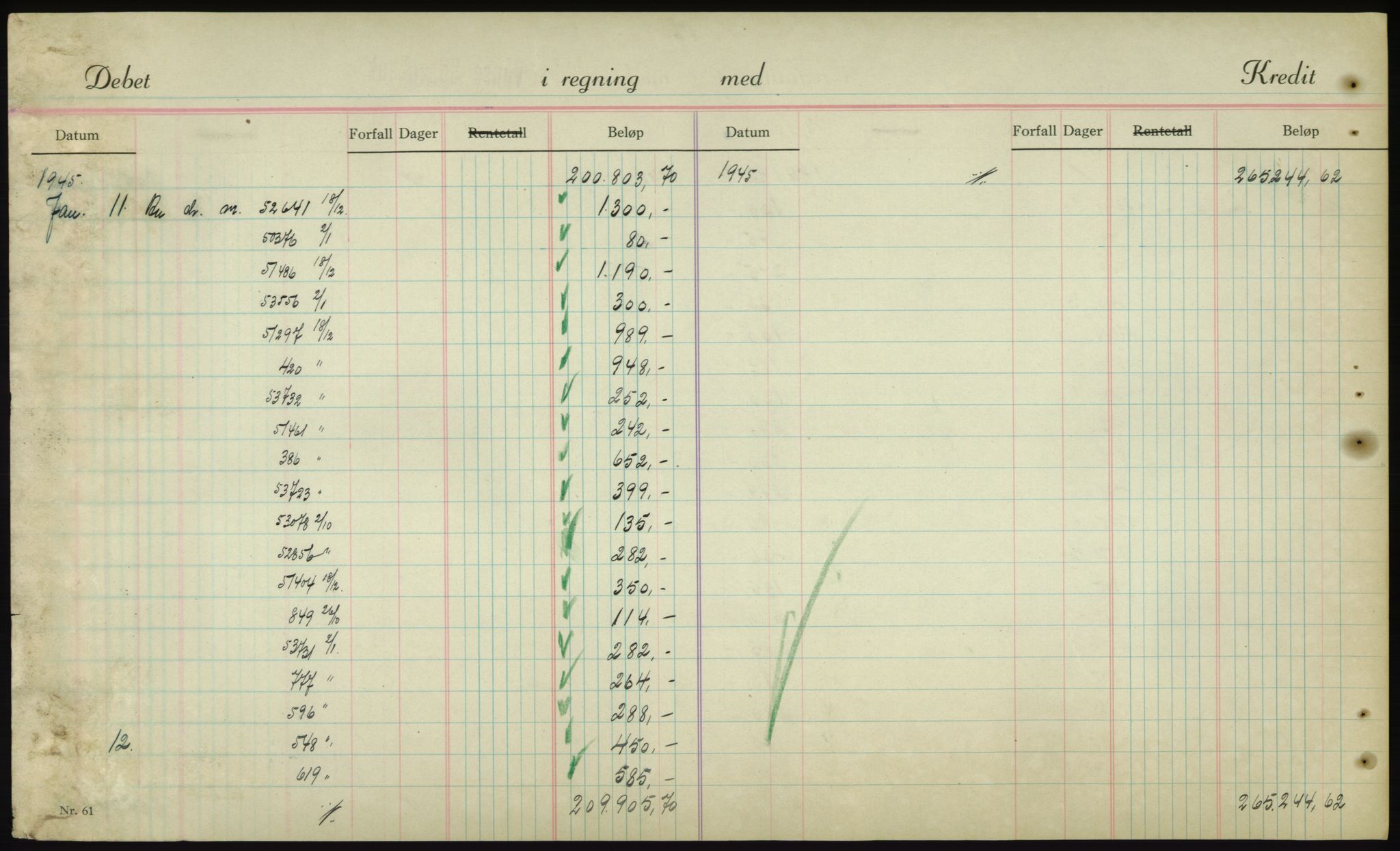 Forsvarsdepartementet, 10. kontor / Oppgjørskontoret, AV/RA-RAFA-1225/D/Db/L0180: Lista oppgjørskontor, 1942-1952, s. 2020