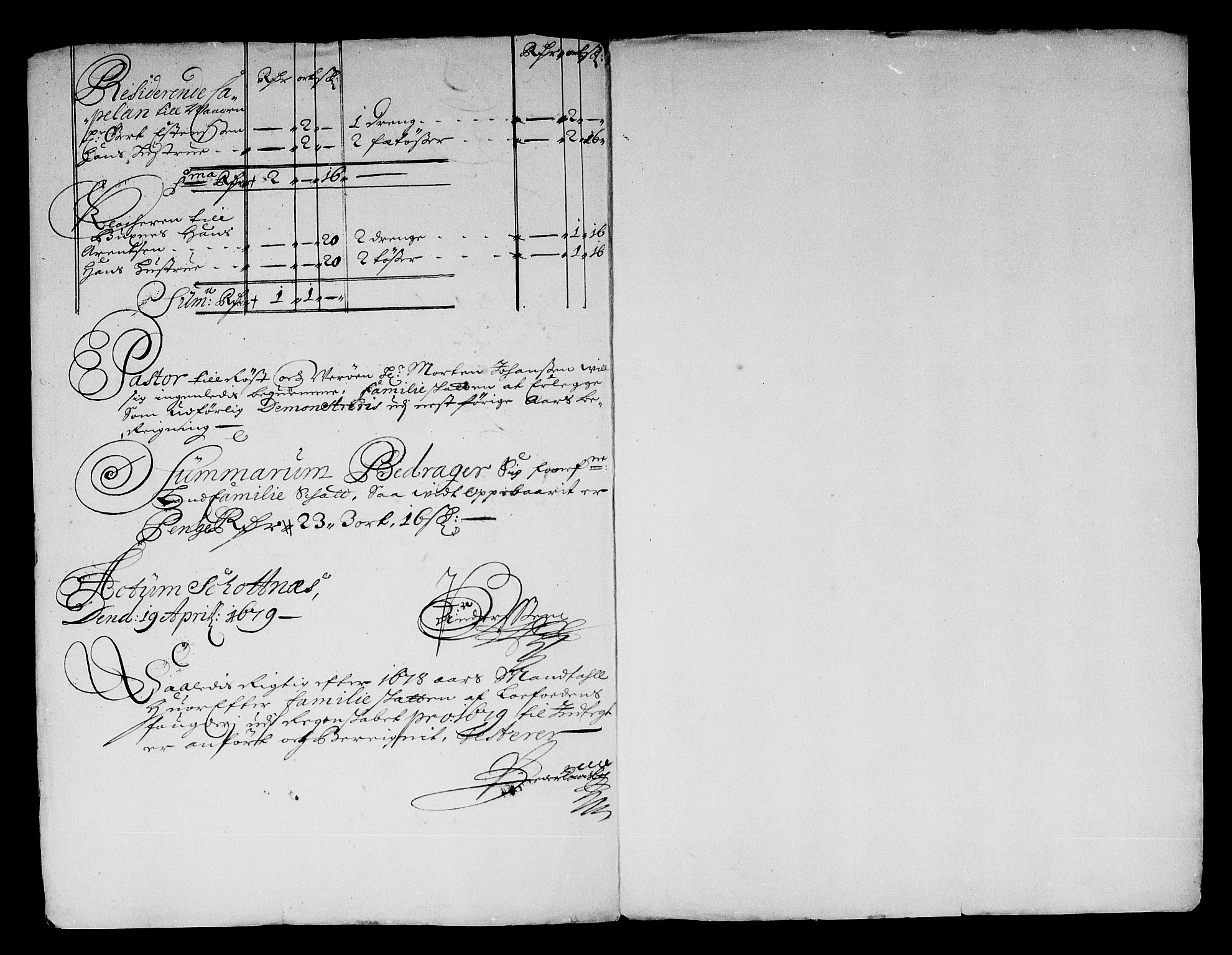Rentekammeret inntil 1814, Reviderte regnskaper, Stiftamtstueregnskaper, Trondheim stiftamt og Nordland amt, AV/RA-EA-6044/R/Re/L0057: Trondheim stiftamt og Nordland amt, 1677-1679
