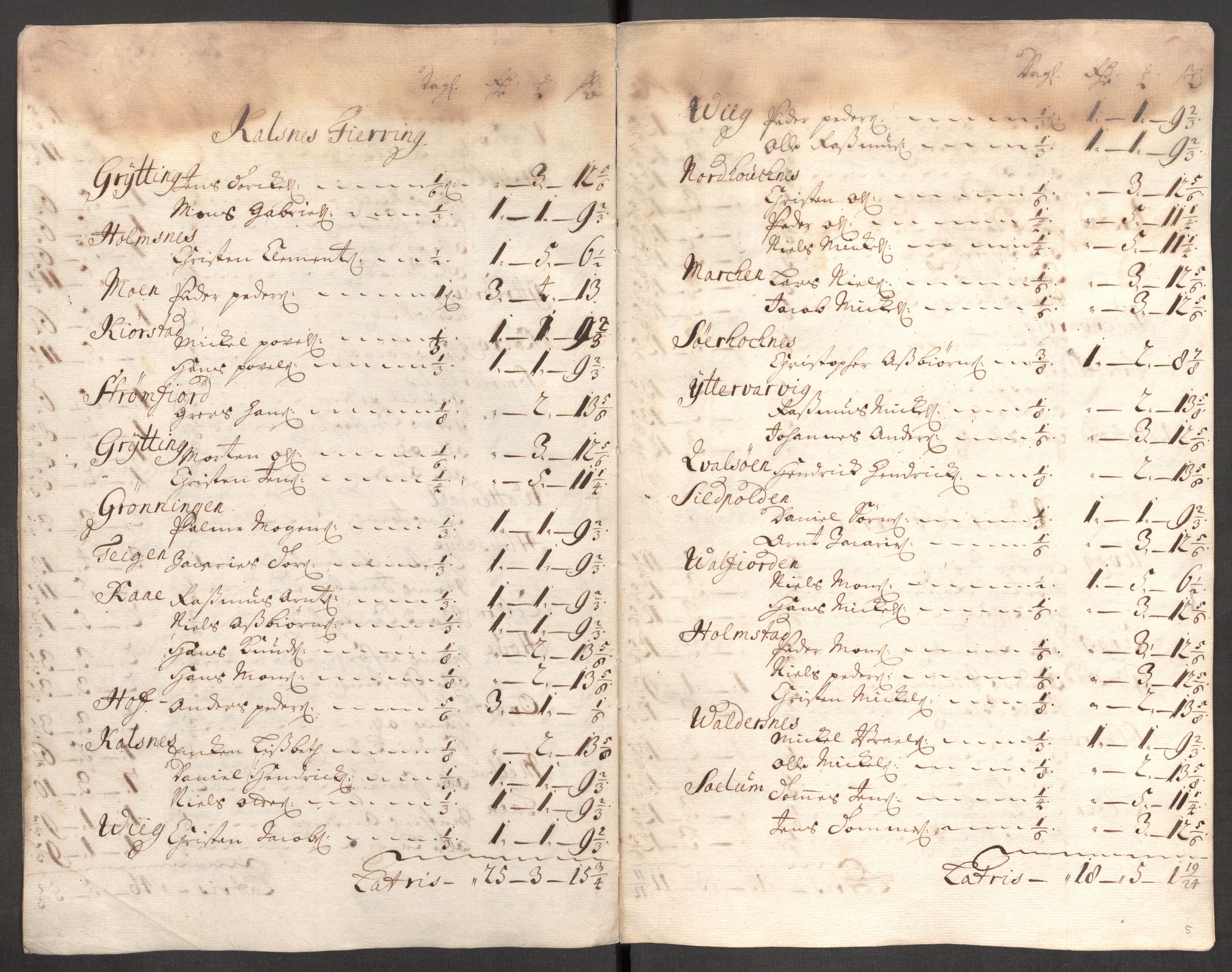 Rentekammeret inntil 1814, Reviderte regnskaper, Fogderegnskap, AV/RA-EA-4092/R67/L4679: Fogderegnskap Vesterålen, Andenes og Lofoten, 1711-1713, s. 172