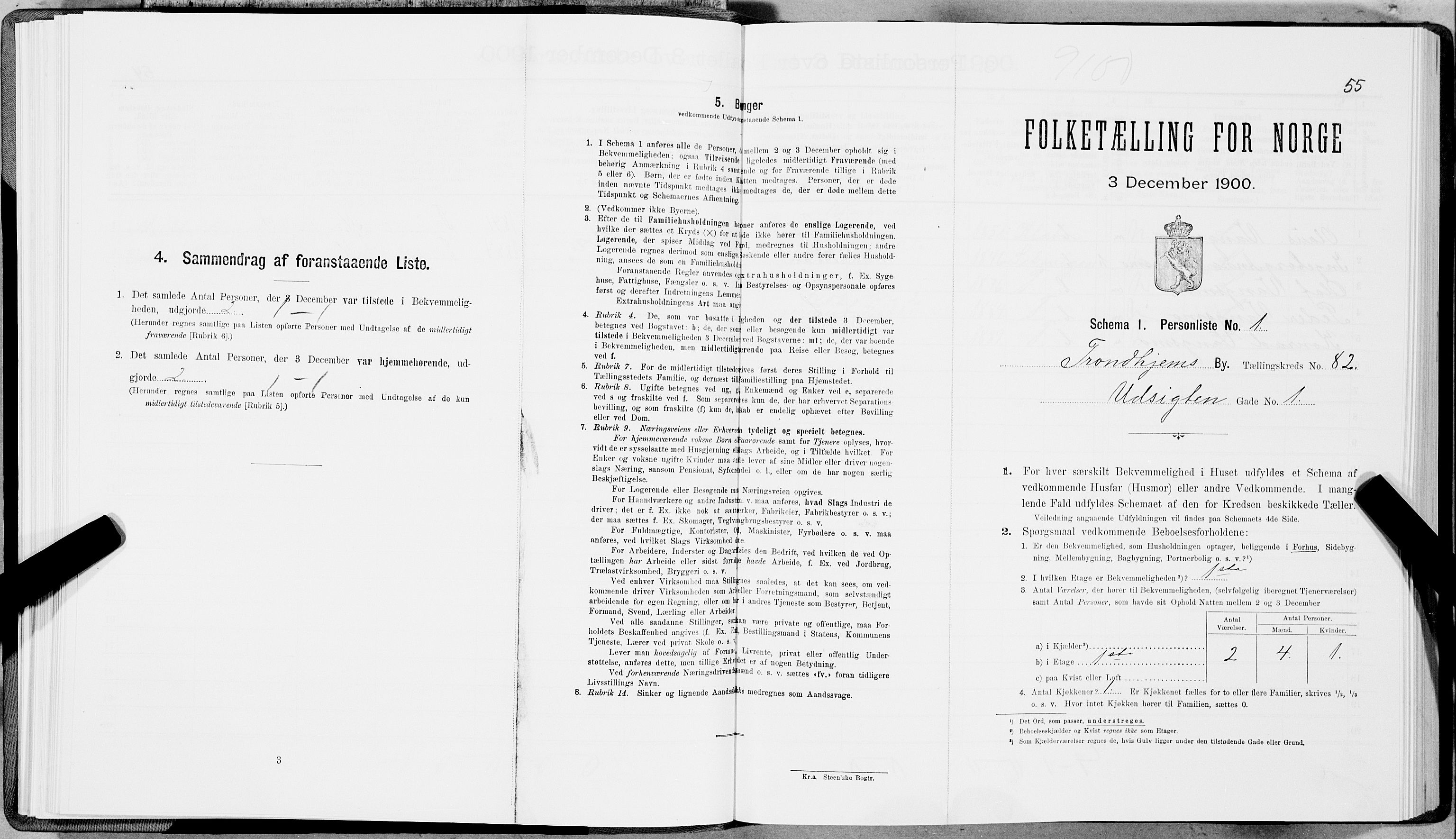 SAT, Folketelling 1900 for 1601 Trondheim kjøpstad, 1900, s. 16625
