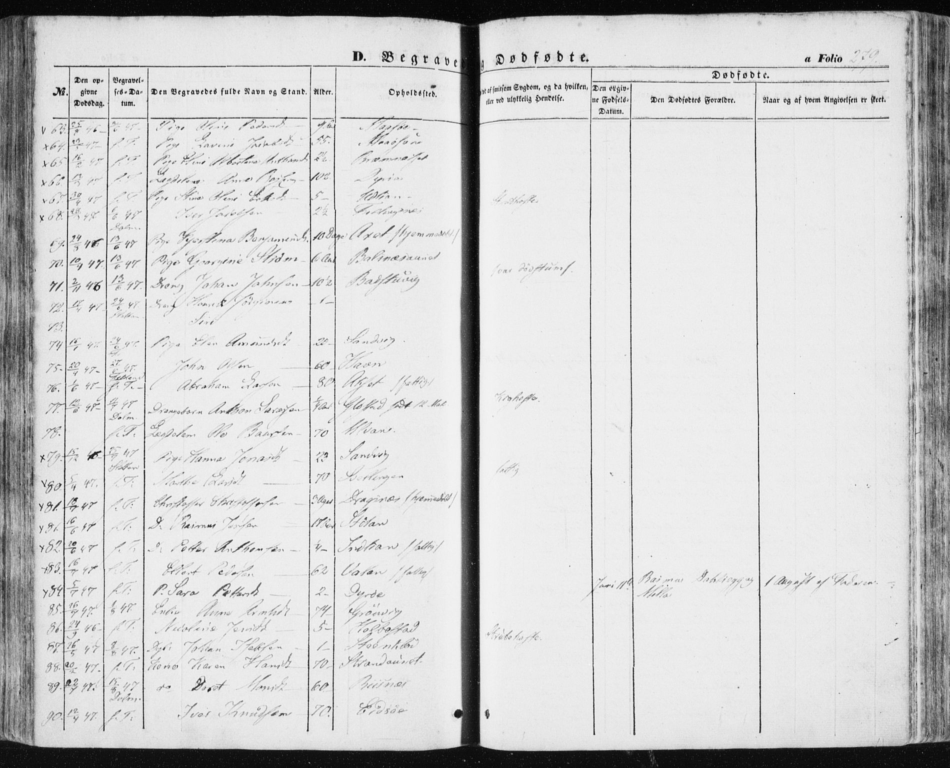 Ministerialprotokoller, klokkerbøker og fødselsregistre - Sør-Trøndelag, SAT/A-1456/634/L0529: Ministerialbok nr. 634A05, 1843-1851, s. 279