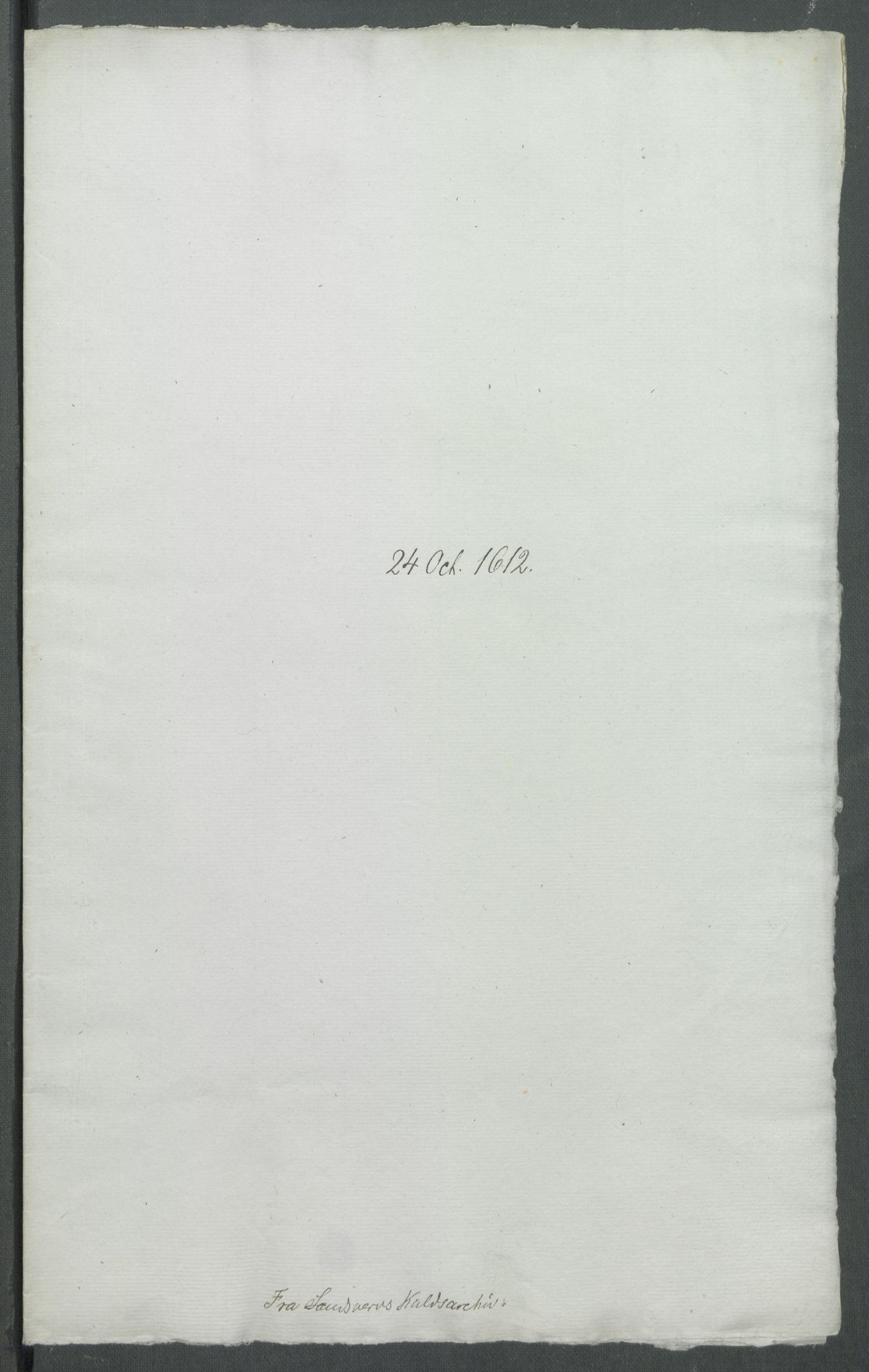Riksarkivets diplomsamling, RA/EA-5965/F02/L0121: Dokumenter, 1612, s. 55