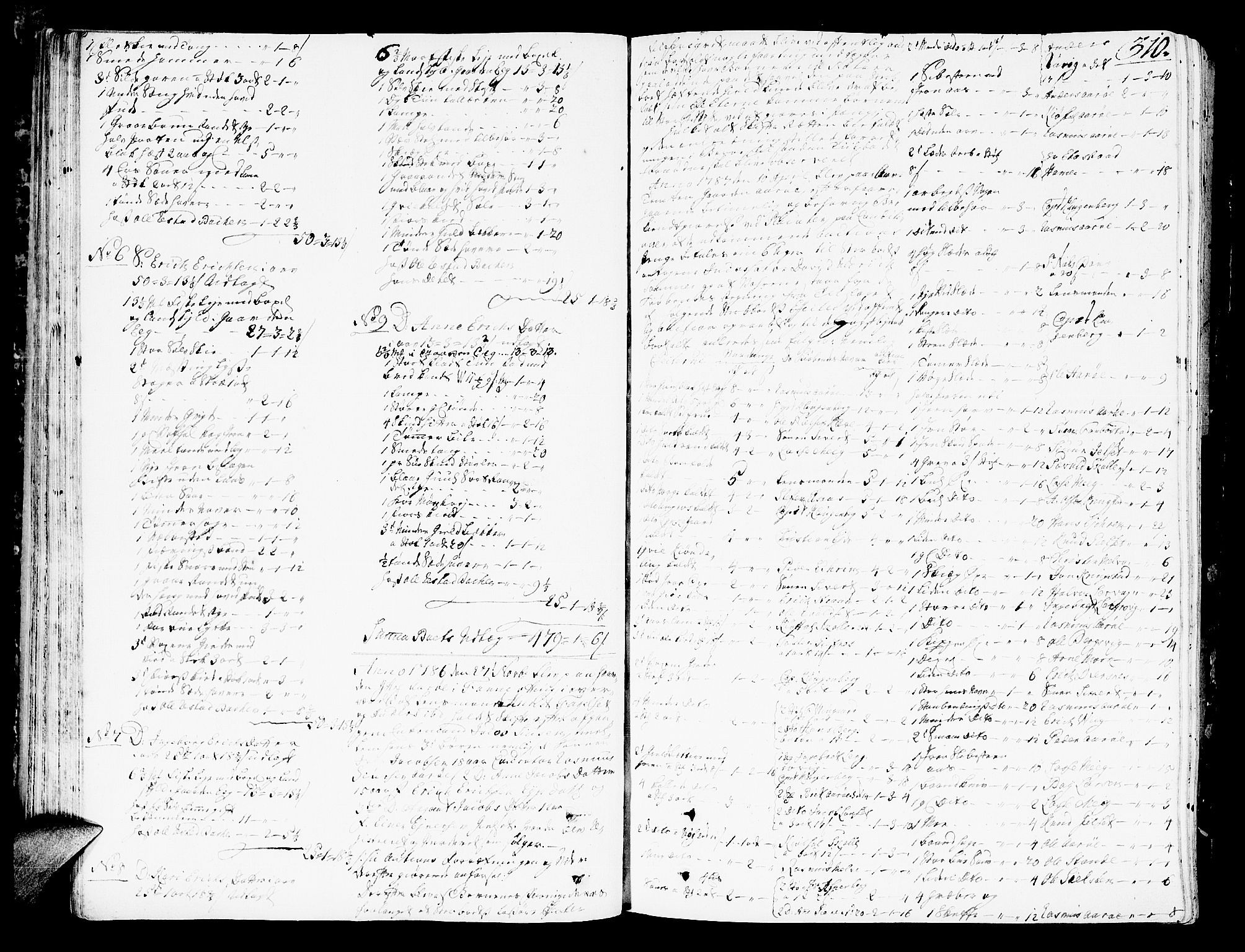 Romsdal sorenskriveri, AV/SAT-A-4149/1/3/3A/L0011: Skifteprotokoll, 1782-1789, s. 309b-310a