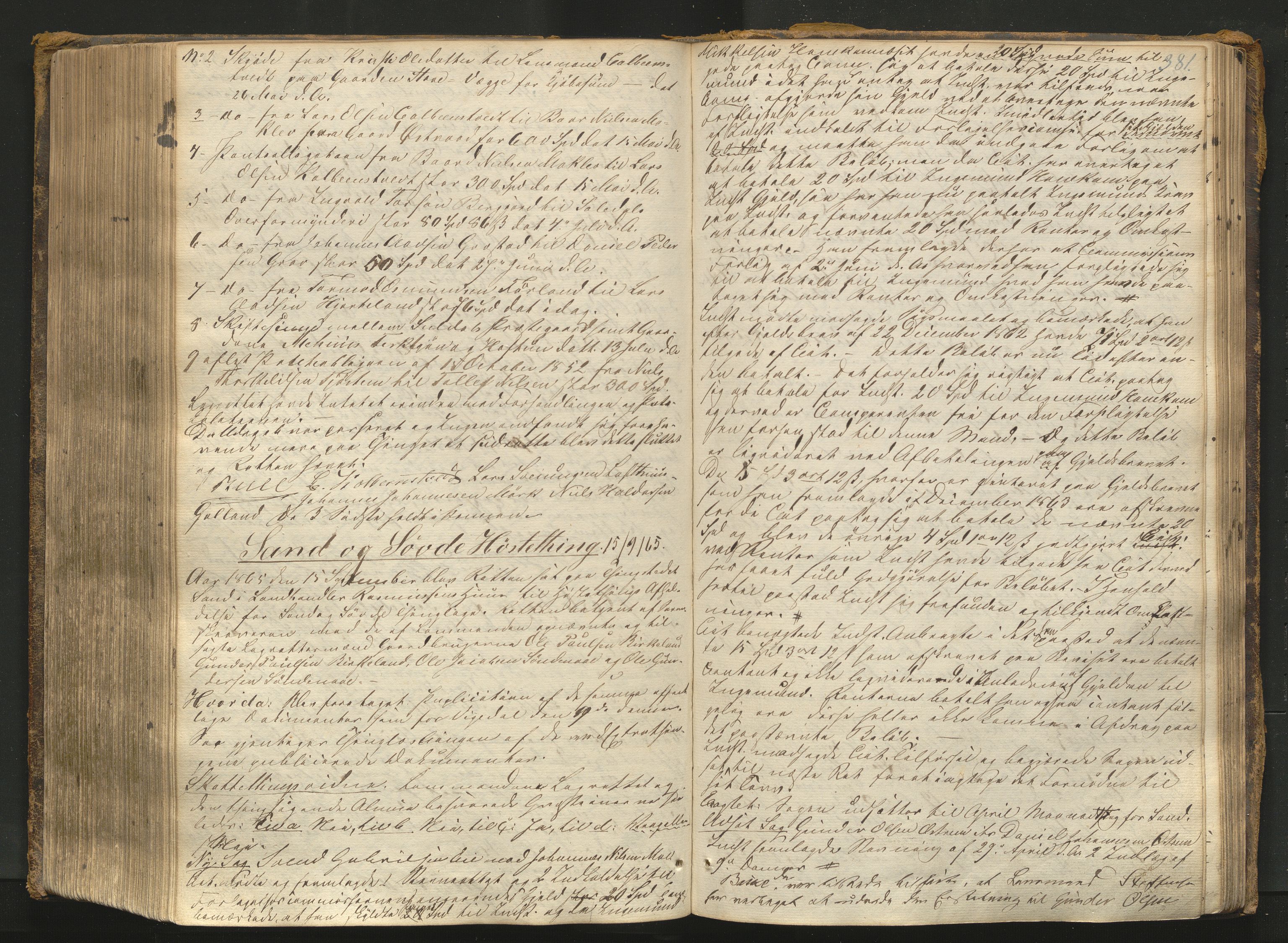 Ryfylke tingrett, AV/SAST-A-100055/001/I/IB/IB0/L0010: Tingbok, Ryfylke, 1858-1867, s. 380b-381a