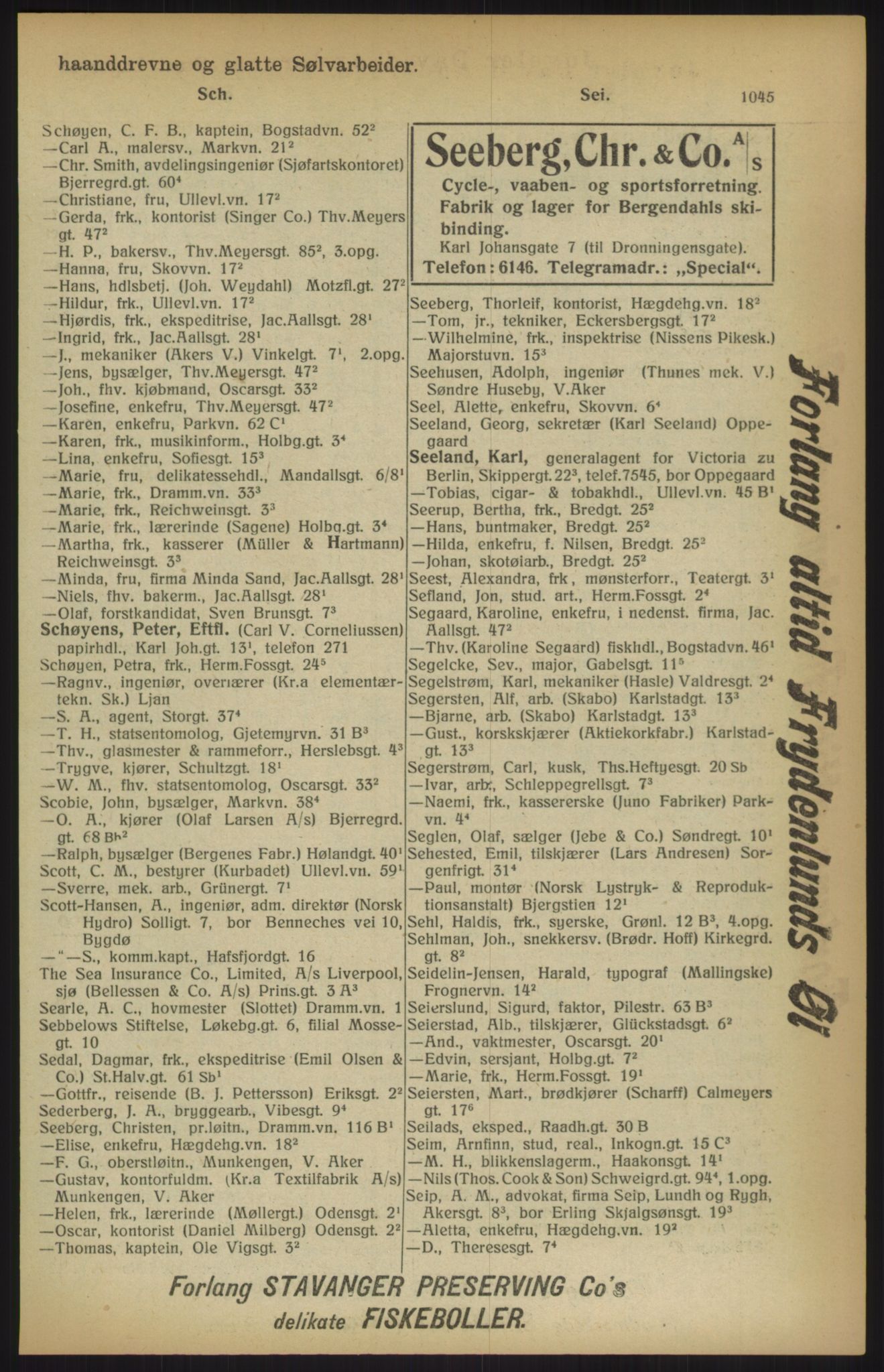 Kristiania/Oslo adressebok, PUBL/-, 1915, s. 1045
