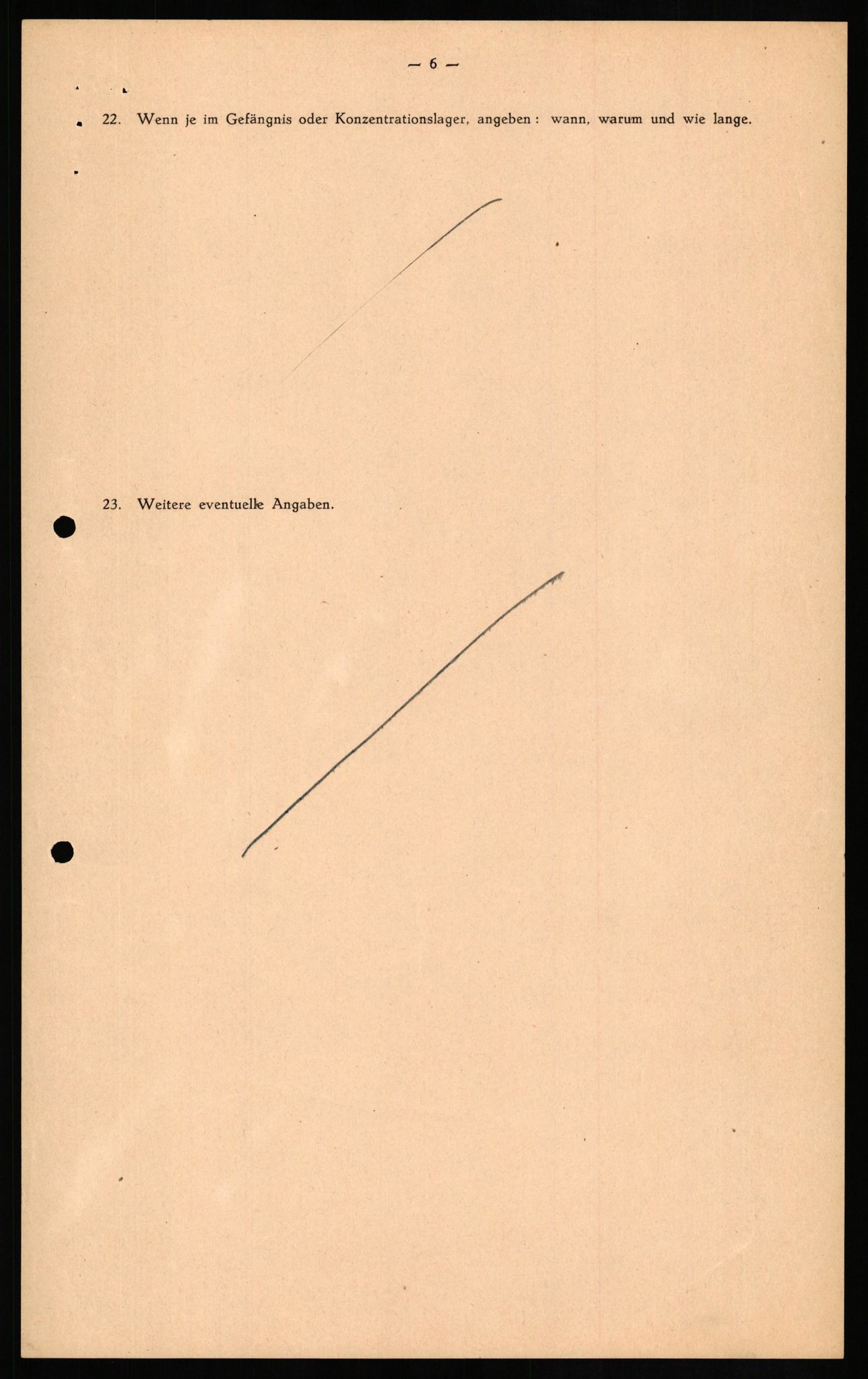 Forsvaret, Forsvarets overkommando II, RA/RAFA-3915/D/Db/L0020: CI Questionaires. Tyske okkupasjonsstyrker i Norge. Tyskere., 1945-1946, s. 113