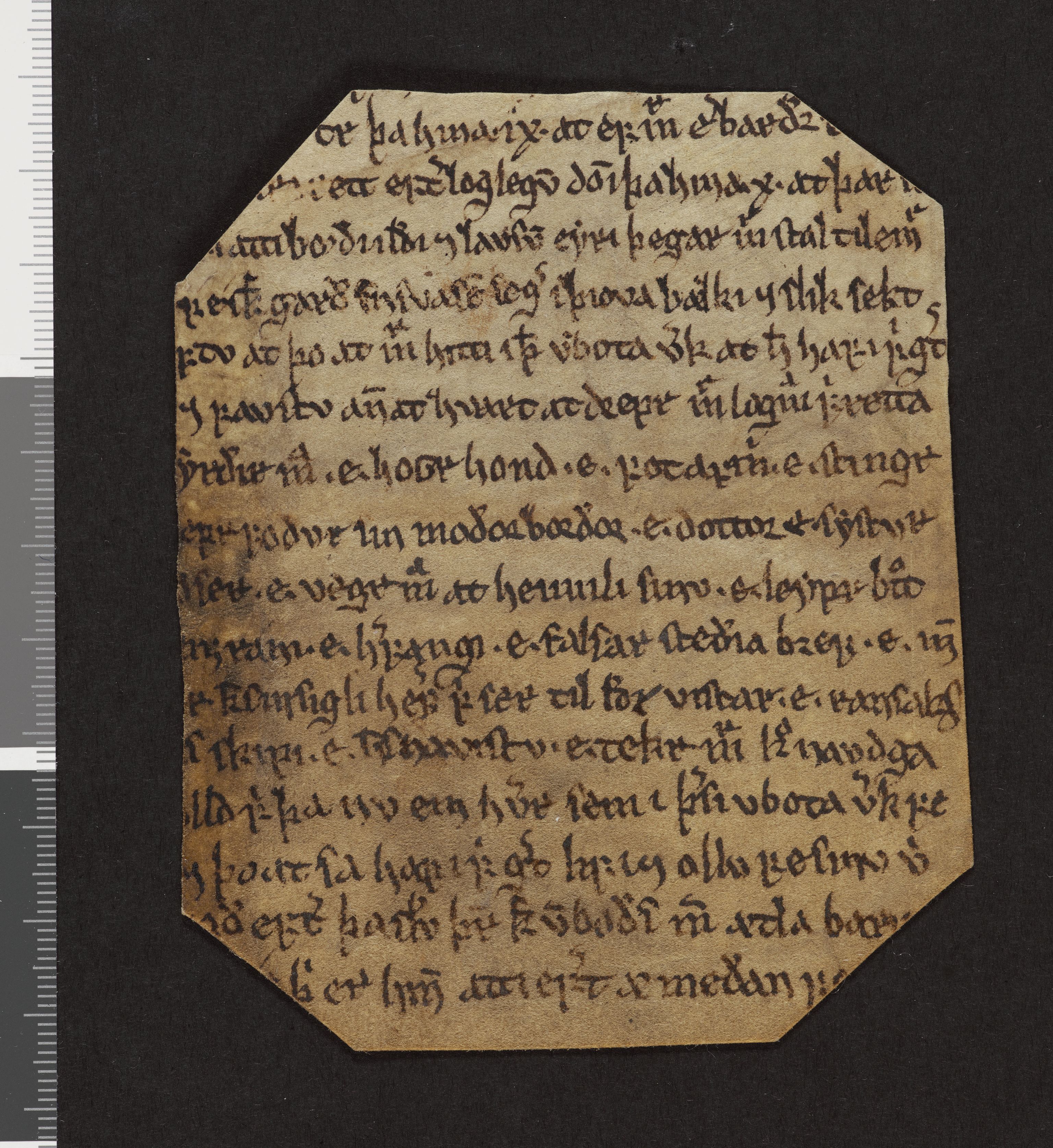 Riksarkivets diplomsamling, RA/EA-5965/F26/L0002: Norrøne membranfragmenter bestand 2-9 (10), 1100-1536, s. 65