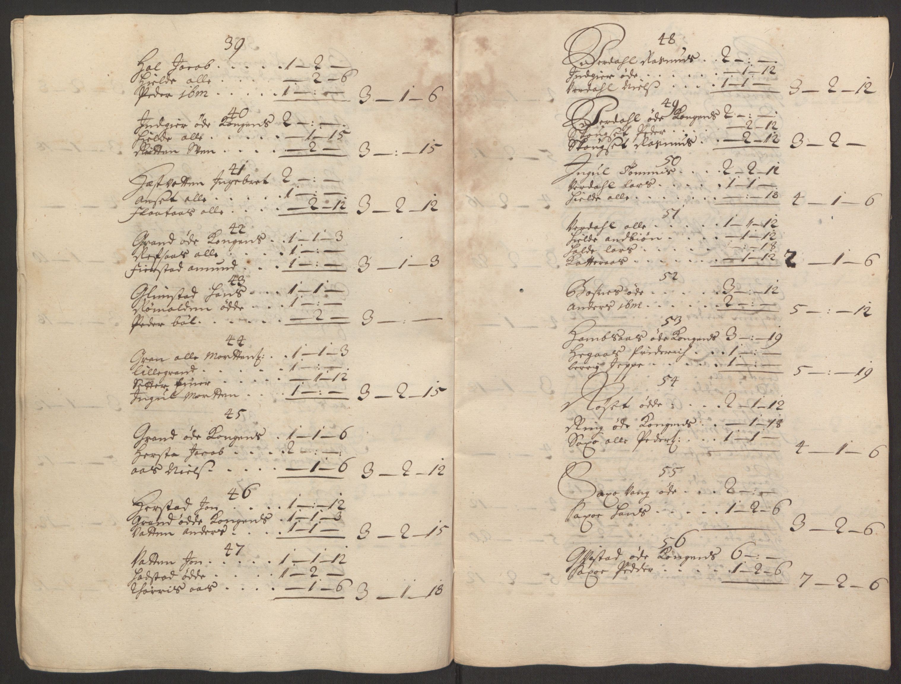 Rentekammeret inntil 1814, Reviderte regnskaper, Fogderegnskap, AV/RA-EA-4092/R63/L4308: Fogderegnskap Inderøy, 1692-1694, s. 97