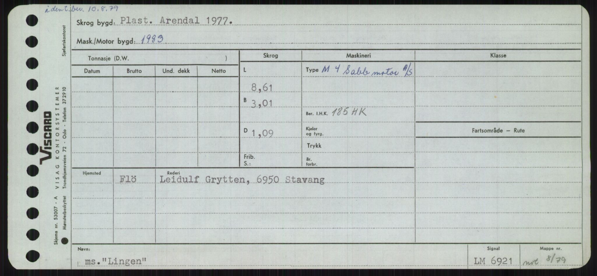 Sjøfartsdirektoratet med forløpere, Skipsmålingen, RA/S-1627/H/Ha/L0003/0002: Fartøy, Hilm-Mar / Fartøy, Kom-Mar, s. 513