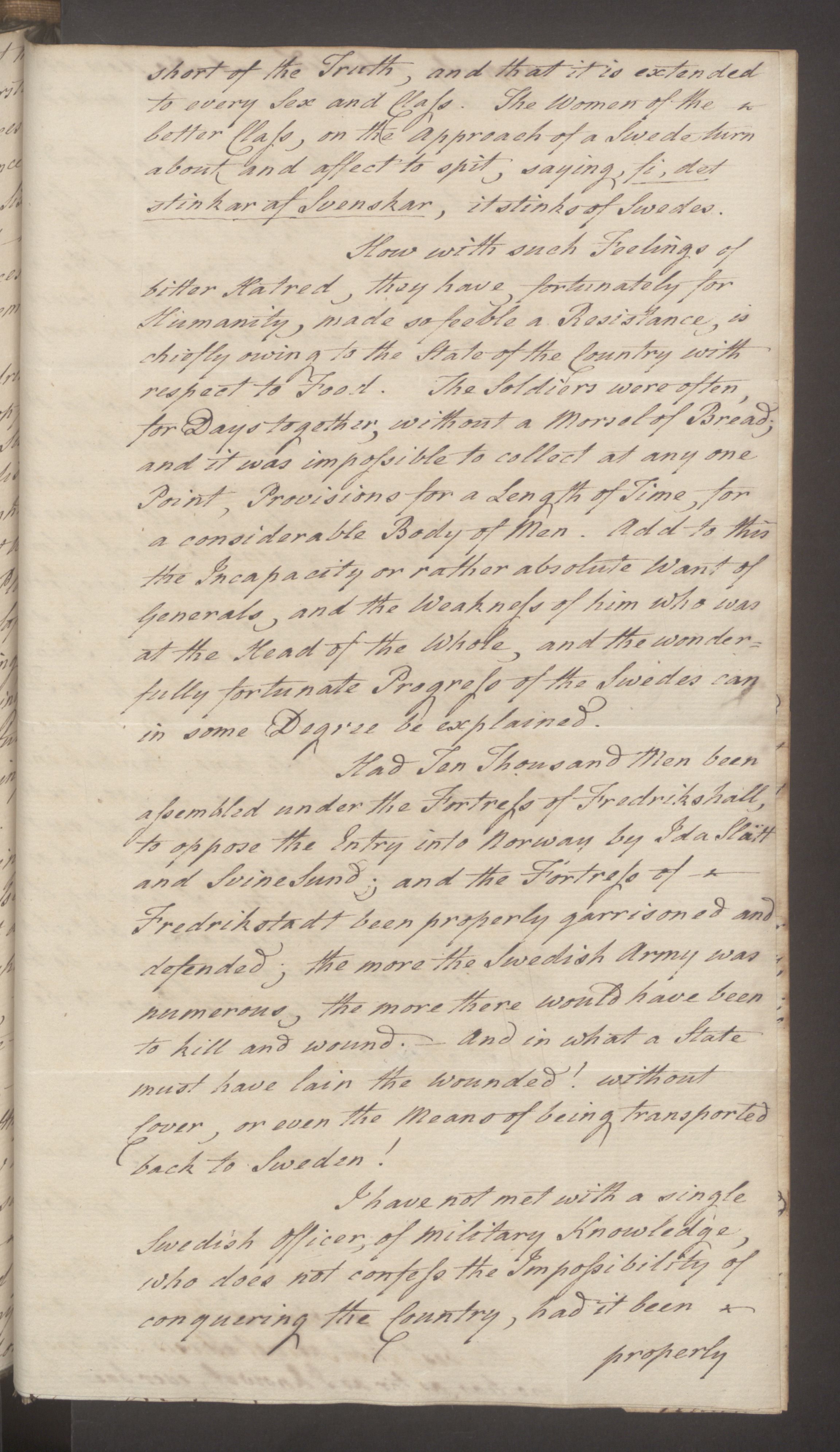 Foreign Office*, UKA/-/FO 38/16: Sir C. Gordon. Reports from Malmö, Jonkoping, and Helsingborg, 1814, s. 109