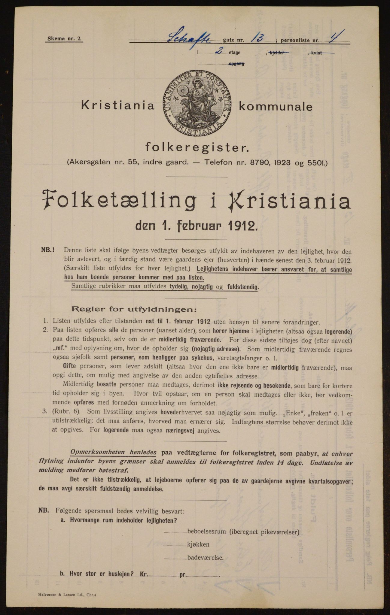 OBA, Kommunal folketelling 1.2.1912 for Kristiania, 1912, s. 89671