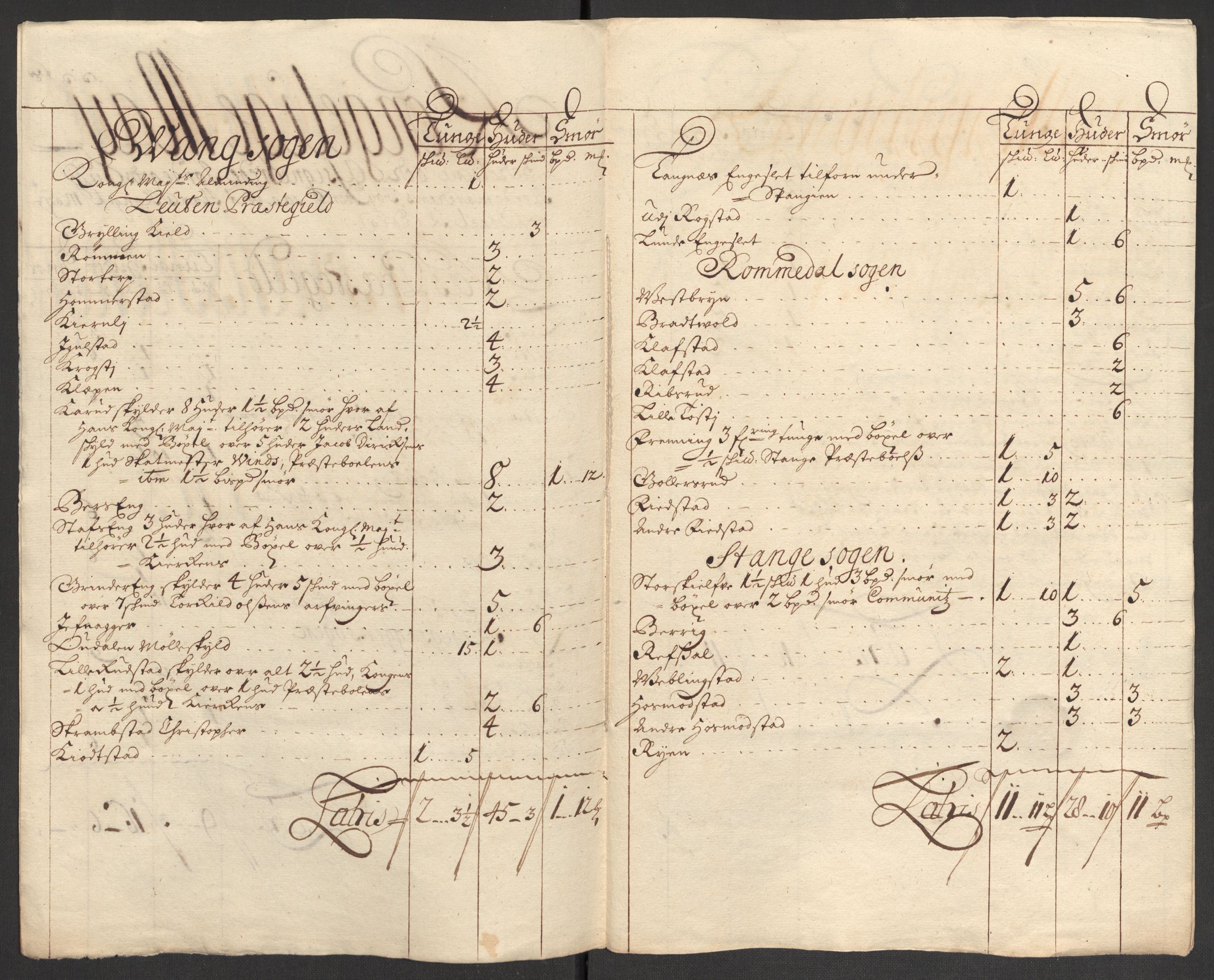 Rentekammeret inntil 1814, Reviderte regnskaper, Fogderegnskap, AV/RA-EA-4092/R16/L1042: Fogderegnskap Hedmark, 1705, s. 37