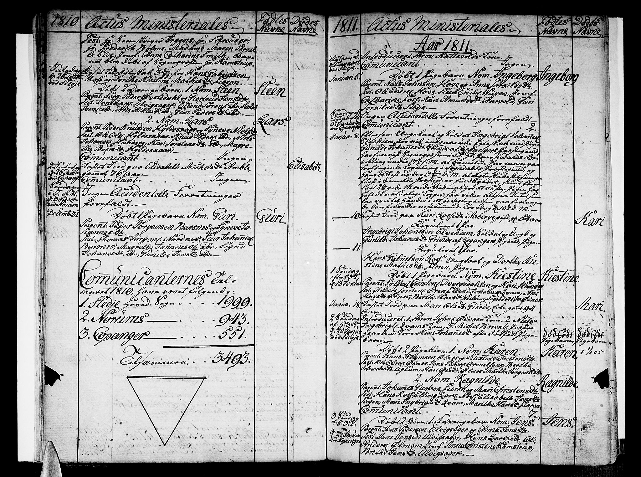 Sogndal sokneprestembete, AV/SAB-A-81301/H/Haa/Haaa/L0009: Ministerialbok nr. A 9, 1809-1821, s. 15