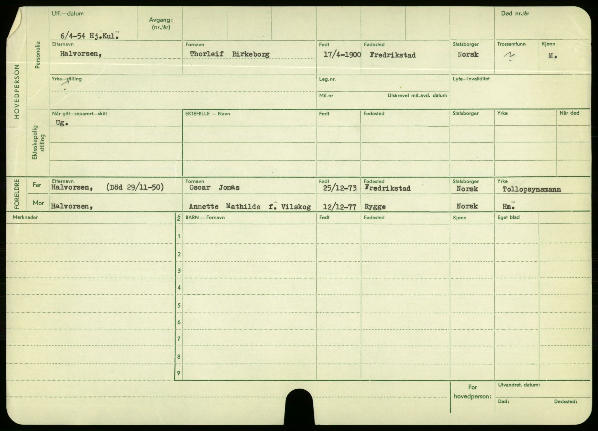 Oslo folkeregister, Registerkort, AV/SAO-A-11715/F/Fa/Fac/L0003: Menn, 1906-1914, s. 1155b