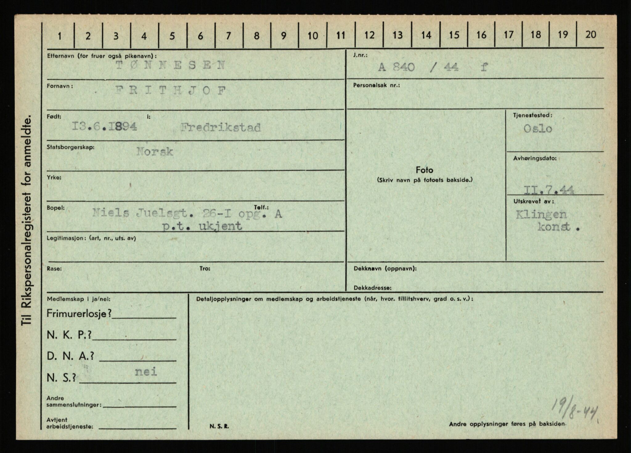 Statspolitiet - Hovedkontoret / Osloavdelingen, AV/RA-S-1329/C/Ca/L0015: Svea - Tøsse, 1943-1945, s. 4876