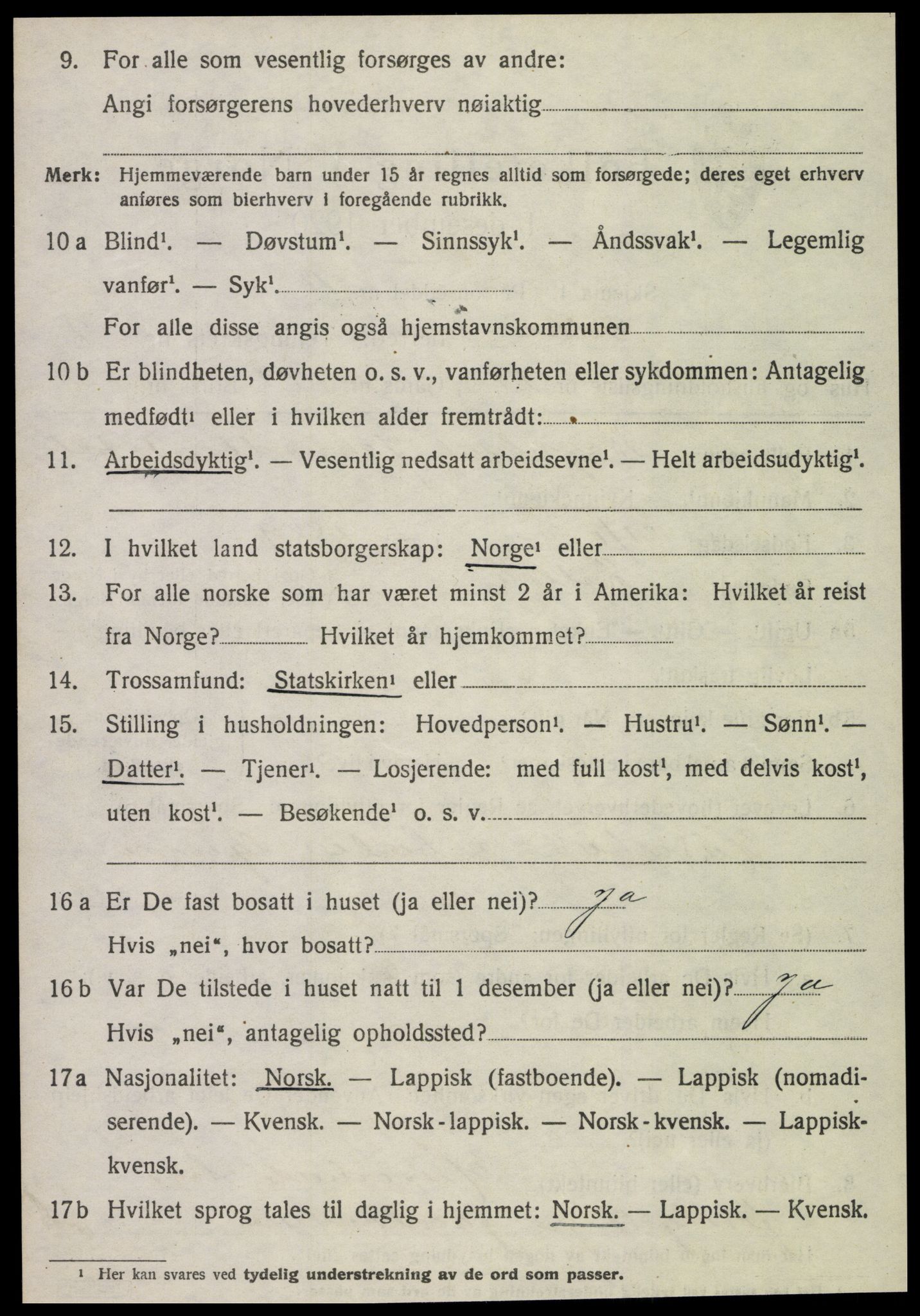 SAT, Folketelling 1920 for 1664 Selbu herred, 1920, s. 10037