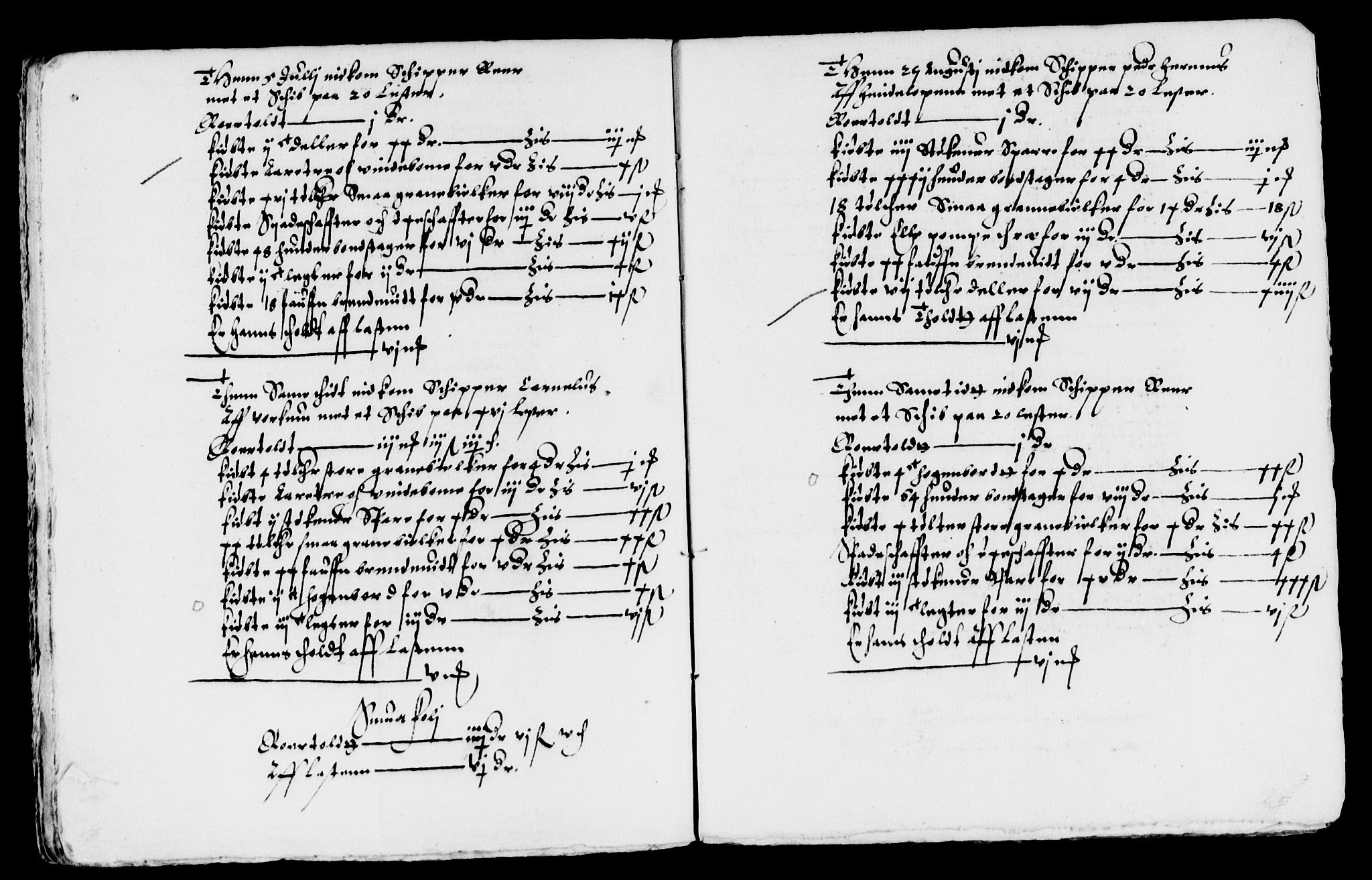 Rentekammeret inntil 1814, Reviderte regnskaper, Lensregnskaper, AV/RA-EA-5023/R/Rb/Rbo/L0001: Tønsberg len, 1584-1612