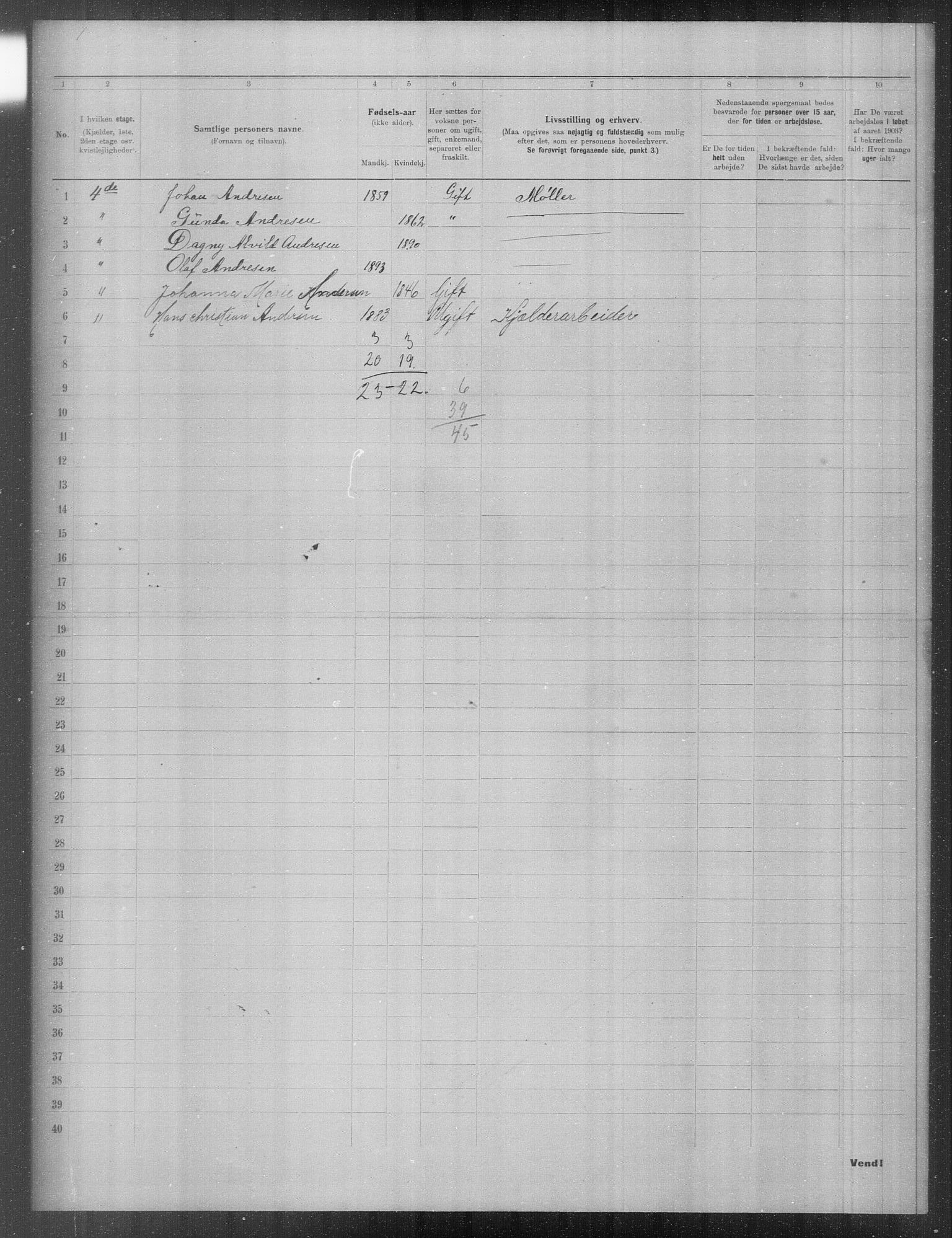 OBA, Kommunal folketelling 31.12.1903 for Kristiania kjøpstad, 1903, s. 23929