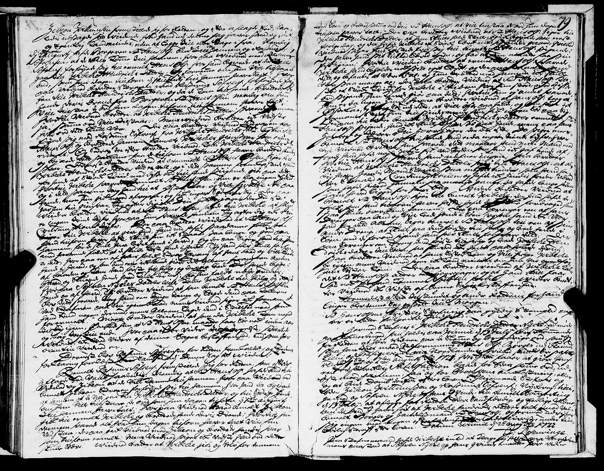 Vesterålen sorenskriveri, SAT/A-4180/1/1/1A/L0002: Tingbok, 1716-1723, s. 78b-79a