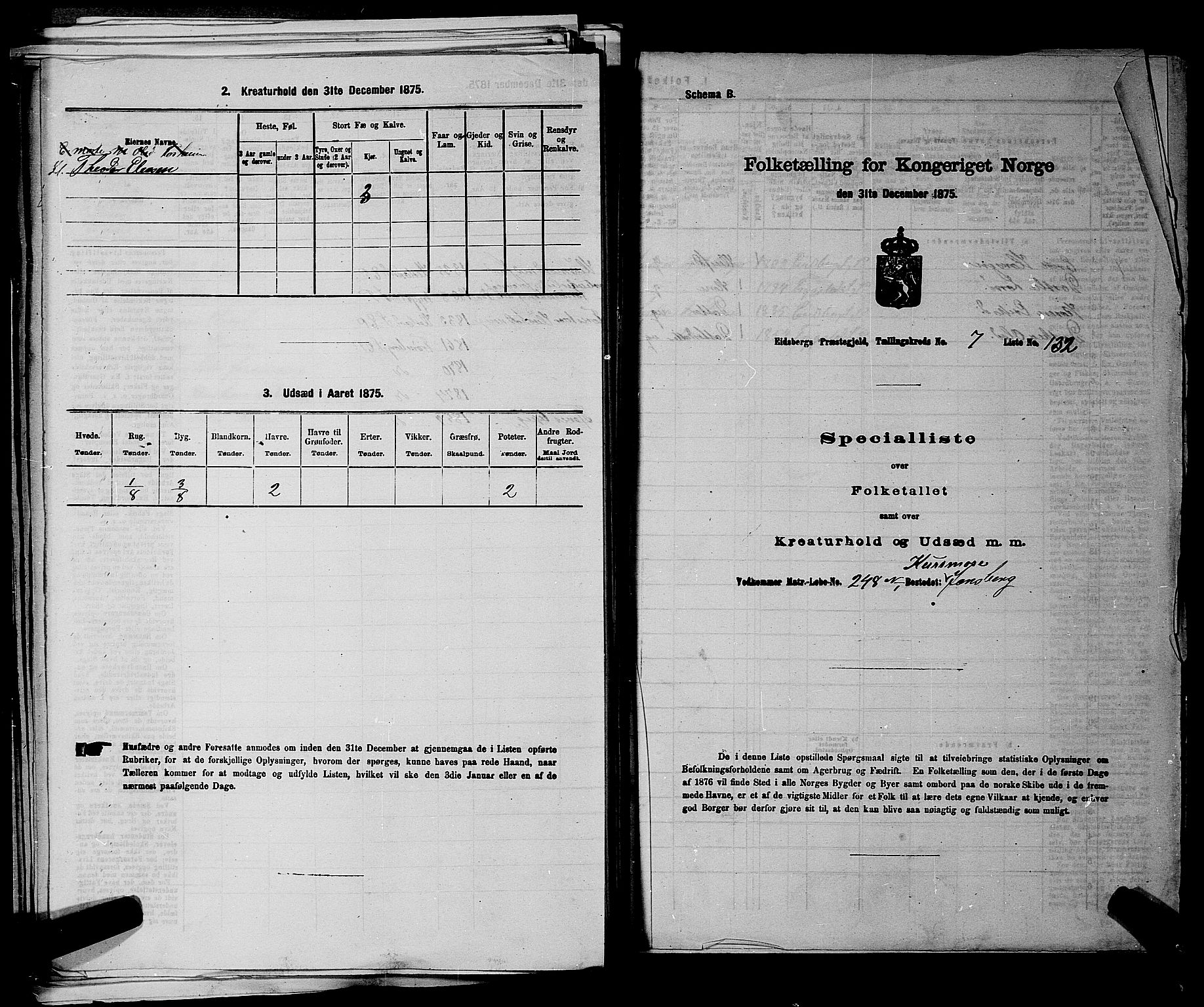 RA, Folketelling 1875 for 0125P Eidsberg prestegjeld, 1875, s. 1617