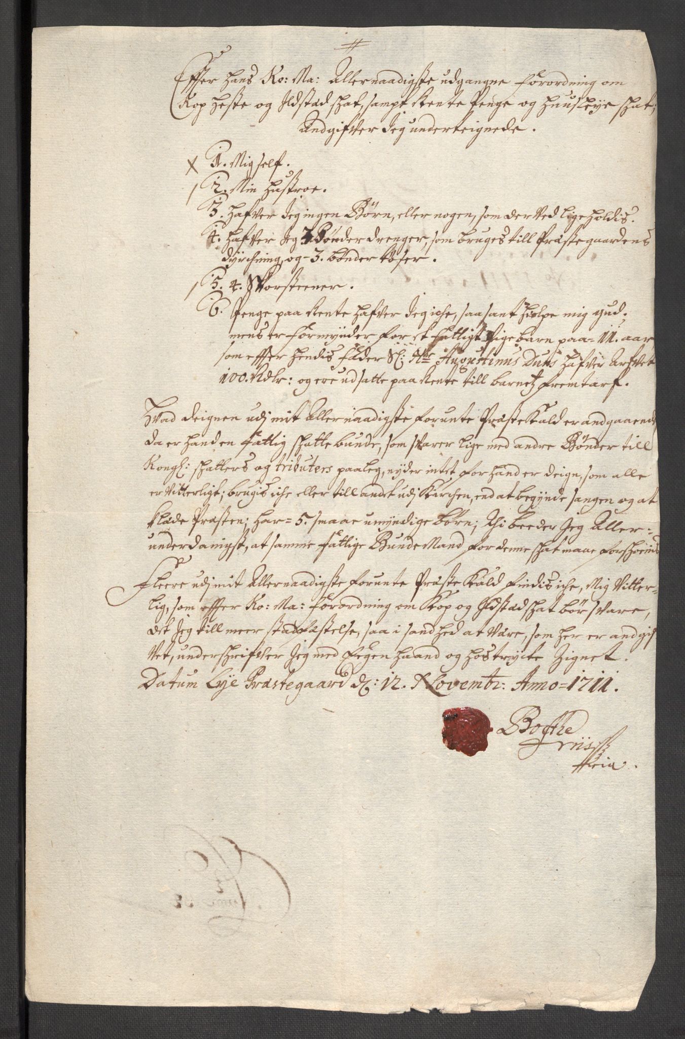 Rentekammeret inntil 1814, Reviderte regnskaper, Fogderegnskap, AV/RA-EA-4092/R46/L2735: Fogderegnskap Jæren og Dalane, 1711, s. 154