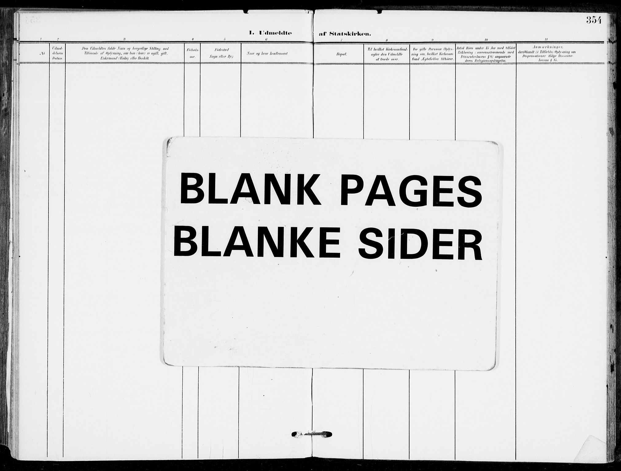 Sande Kirkebøker, AV/SAKO-A-53/F/Fa/L0008: Ministerialbok nr. 8, 1904-1921, s. 354