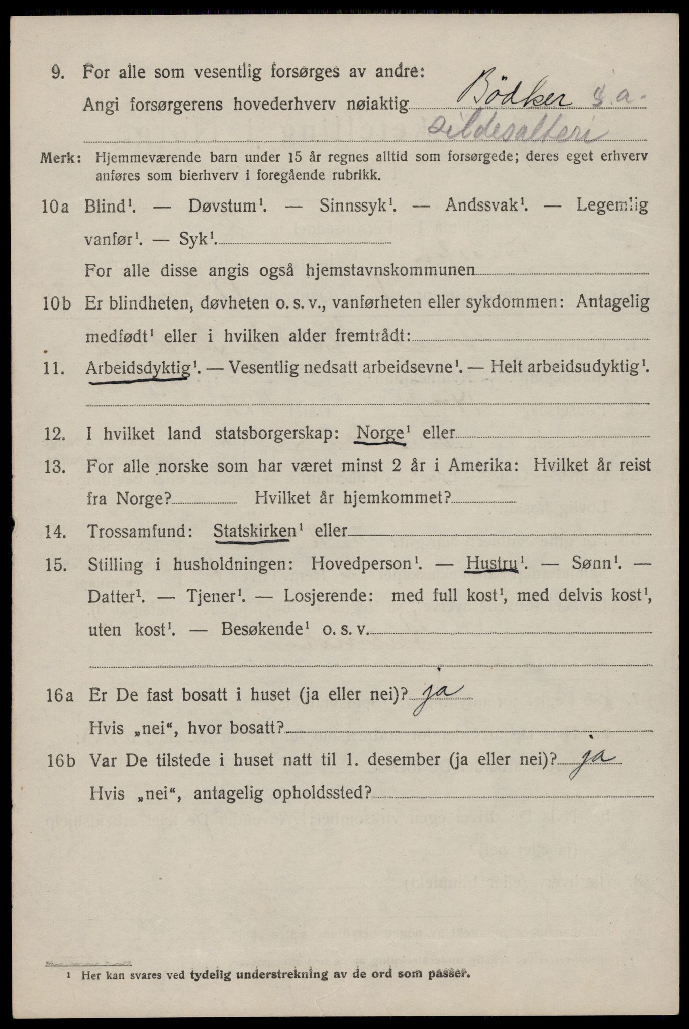 SAST, Folketelling 1920 for 1152 Torvastad herred, 1920, s. 2933