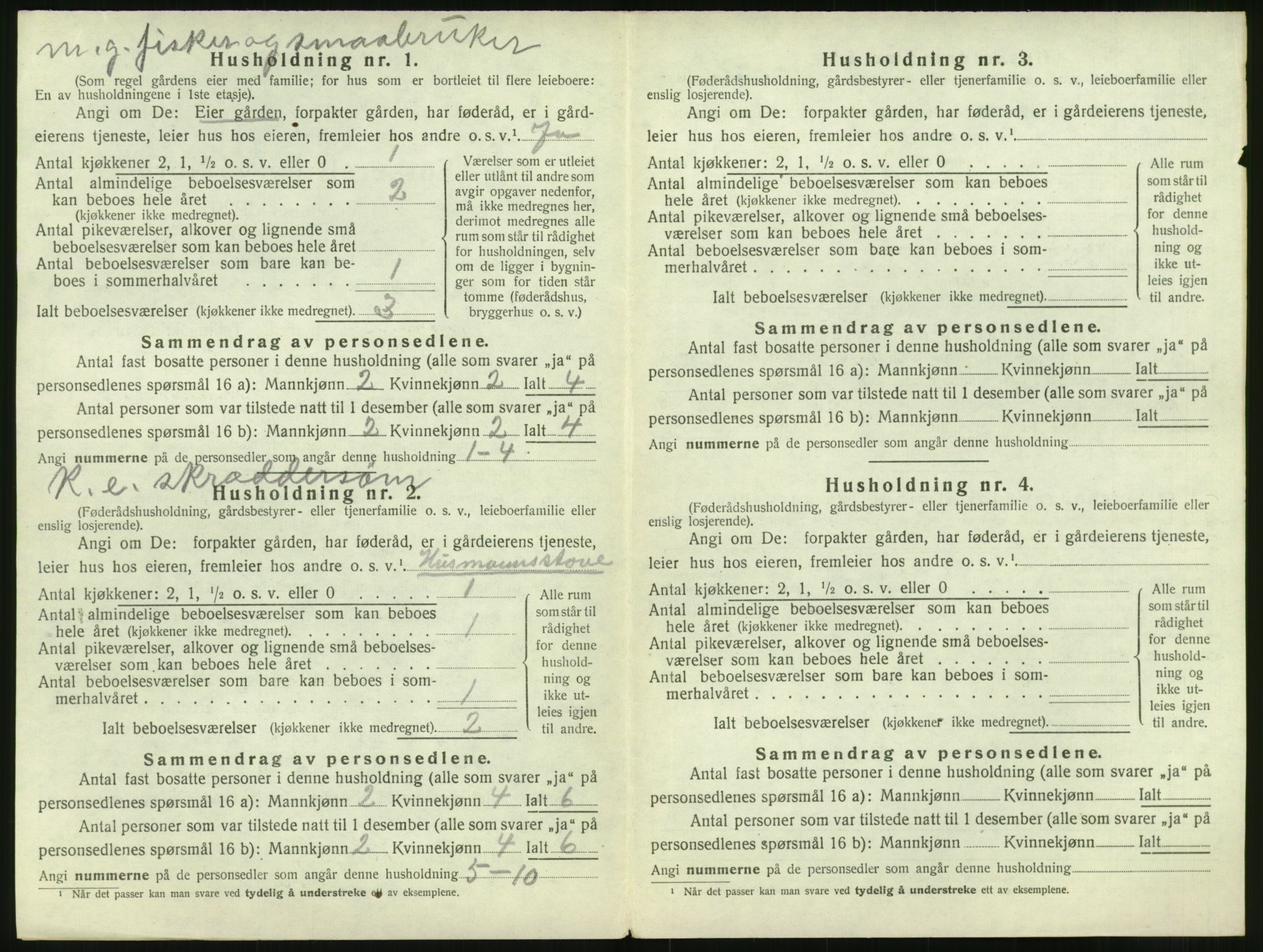 SAT, Folketelling 1920 for 1530 Vatne herred, 1920, s. 347