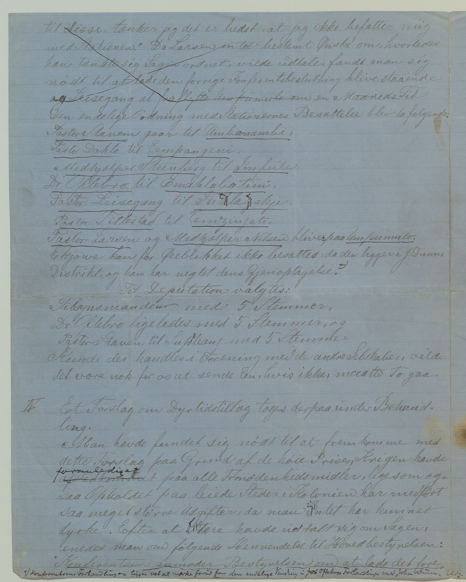 Det Norske Misjonsselskap - hovedadministrasjonen, VID/MA-A-1045/D/Da/Daa/L0035/0008: Konferansereferat og årsberetninger / Konferansereferat fra Sør-Afrika., 1879