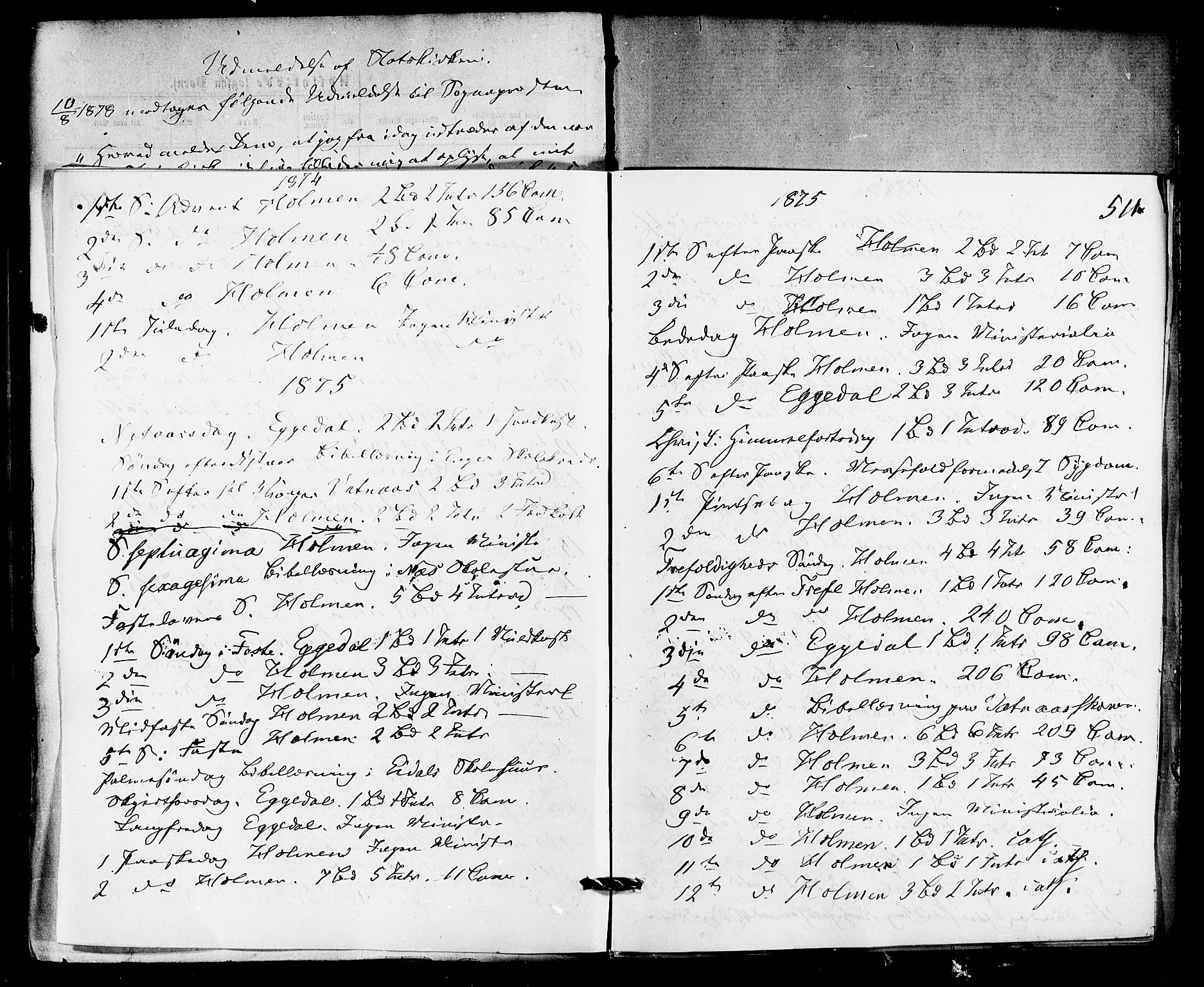 Sigdal kirkebøker, AV/SAKO-A-245/F/Fa/L0010: Ministerialbok nr. I 10 /1, 1872-1878, s. 511