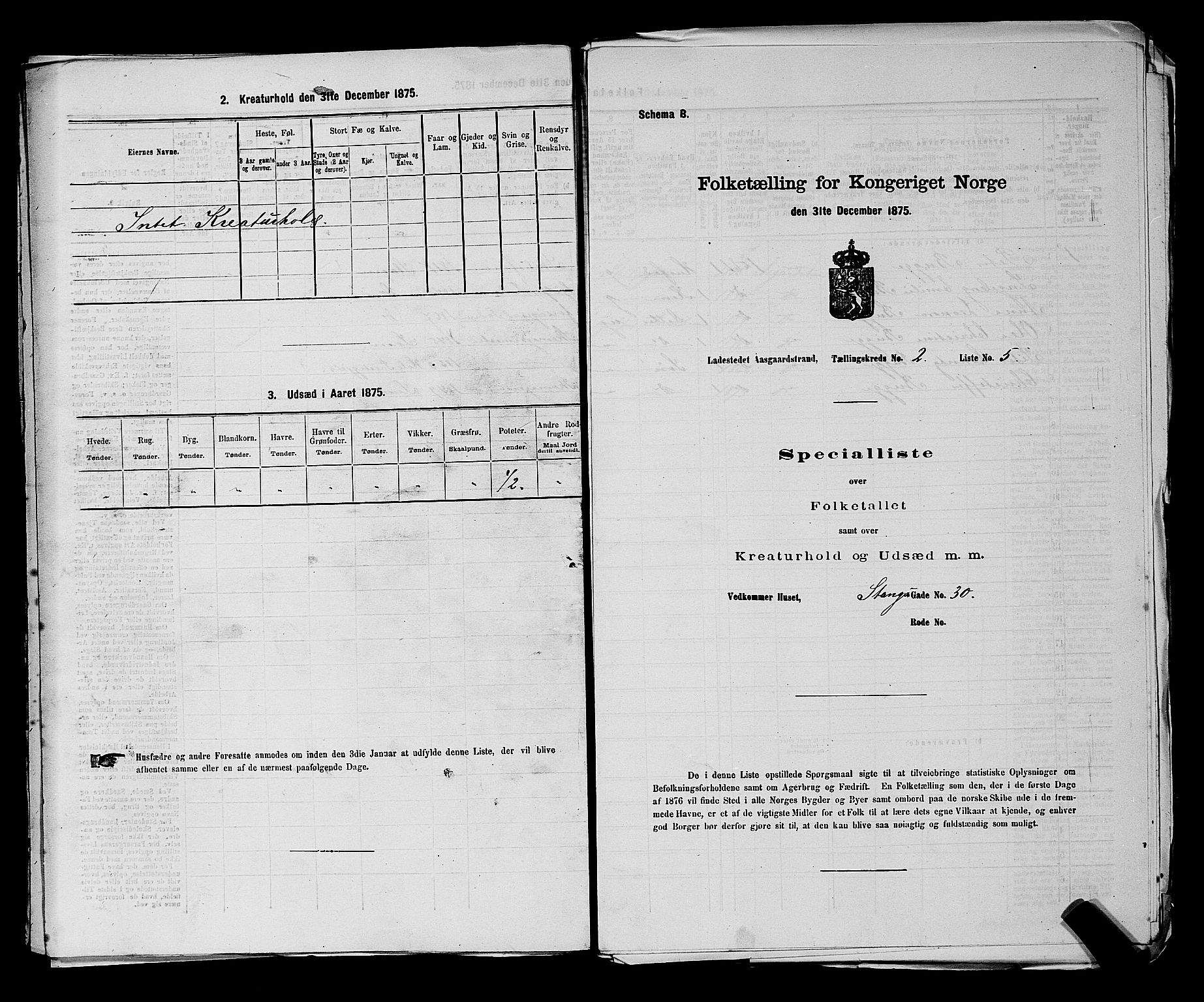 SAKO, Folketelling 1875 for 0704B Borre prestegjeld, Åsgårdstrand ladested, 1875, s. 107