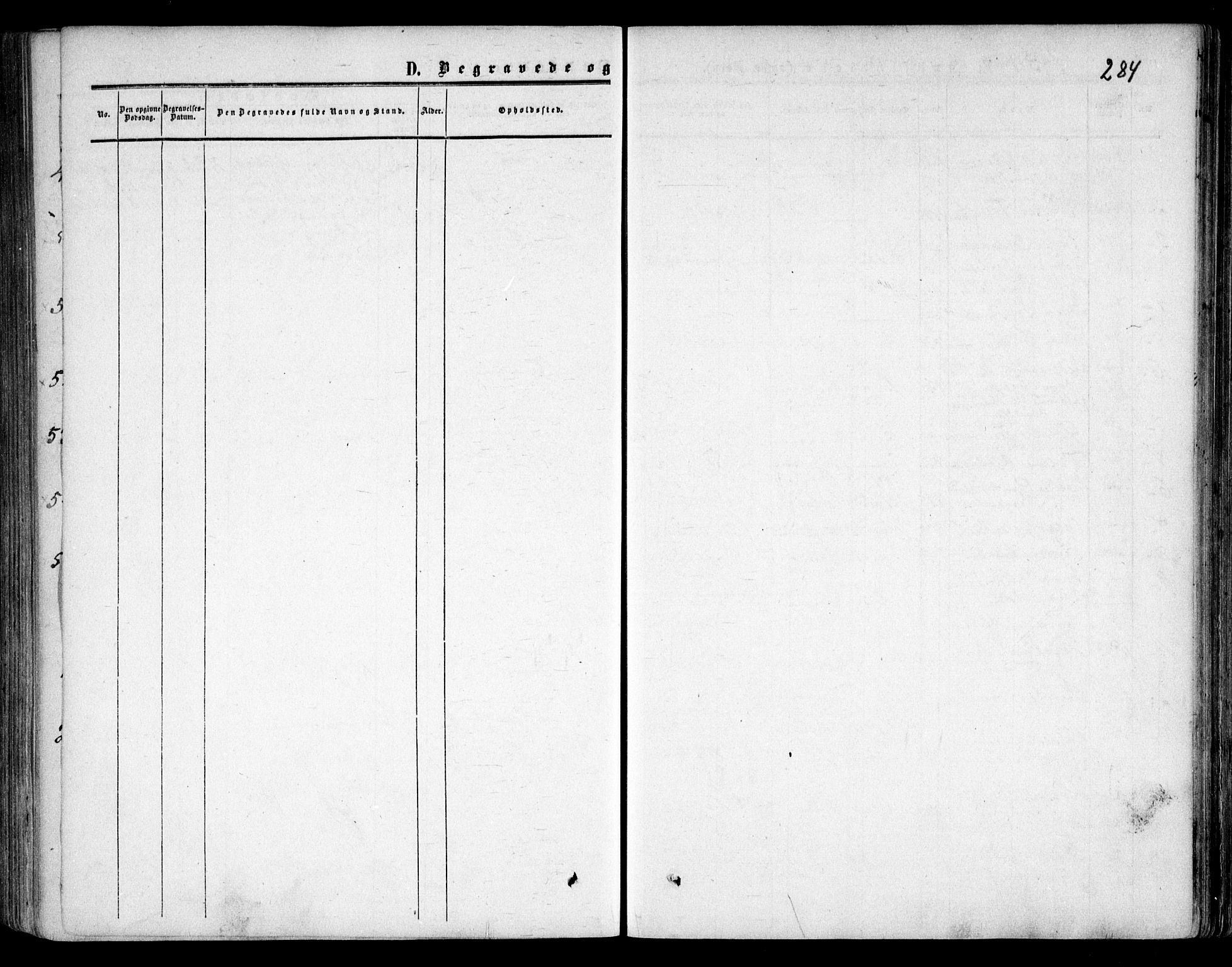 Skedsmo prestekontor Kirkebøker, SAO/A-10033a/F/Fa/L0010: Ministerialbok nr. I 10, 1854-1865, s. 284