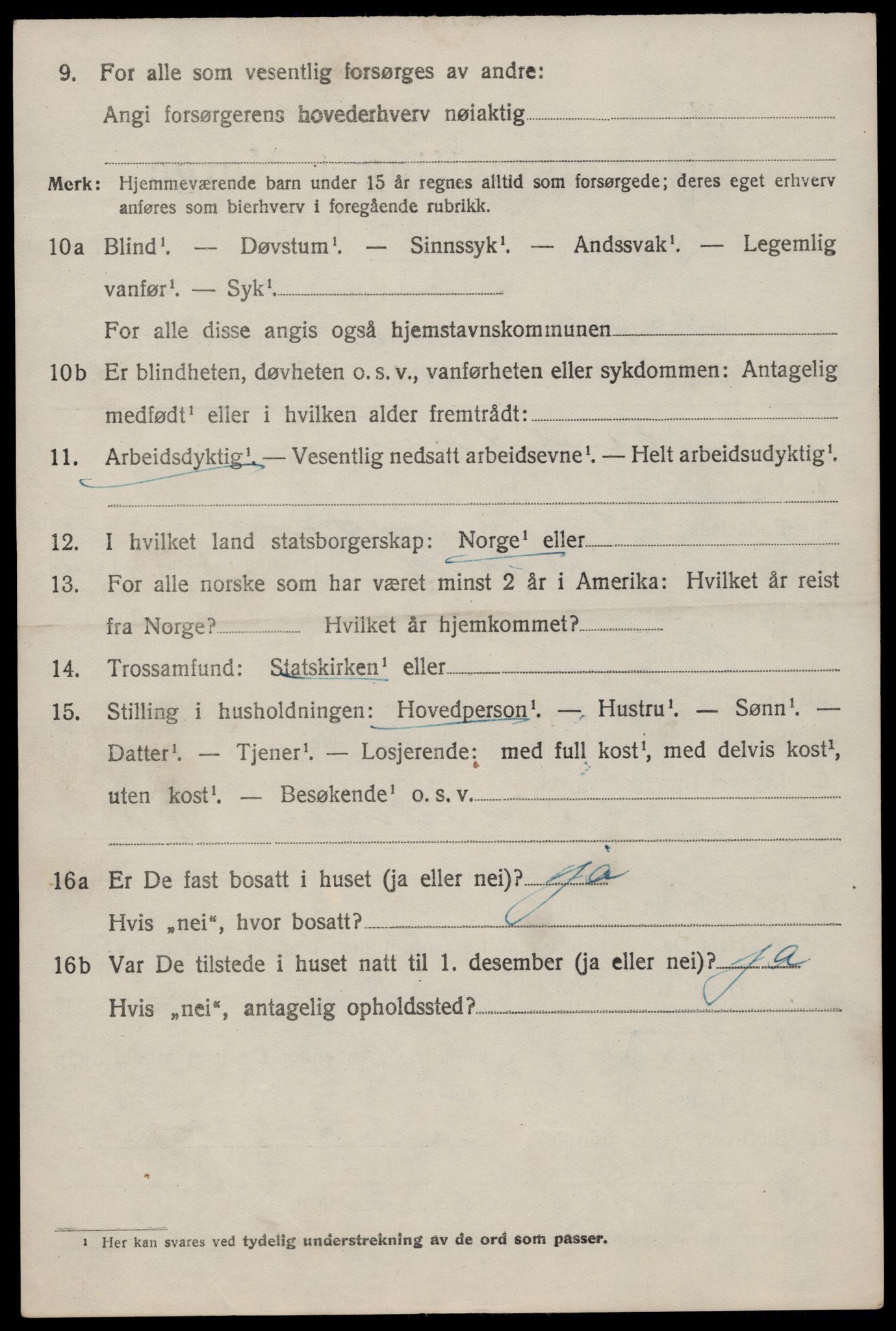 SAST, Folketelling 1920 for 1126 Hetland herred, 1920, s. 13258