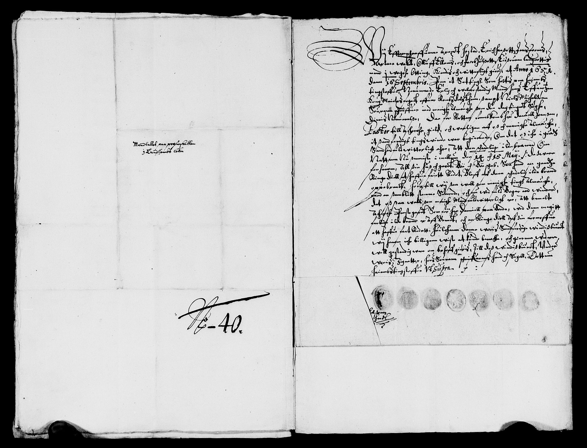 Rentekammeret inntil 1814, Reviderte regnskaper, Lensregnskaper, AV/RA-EA-5023/R/Rb/Rbw/L0107: Trondheim len, 1649-1653