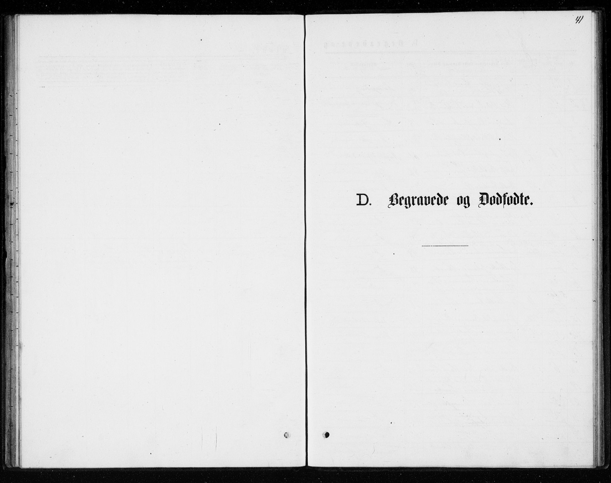 Kongsberg kirkebøker, AV/SAKO-A-22/G/Ga/L0004: Klokkerbok nr. 4, 1876-1877, s. 41