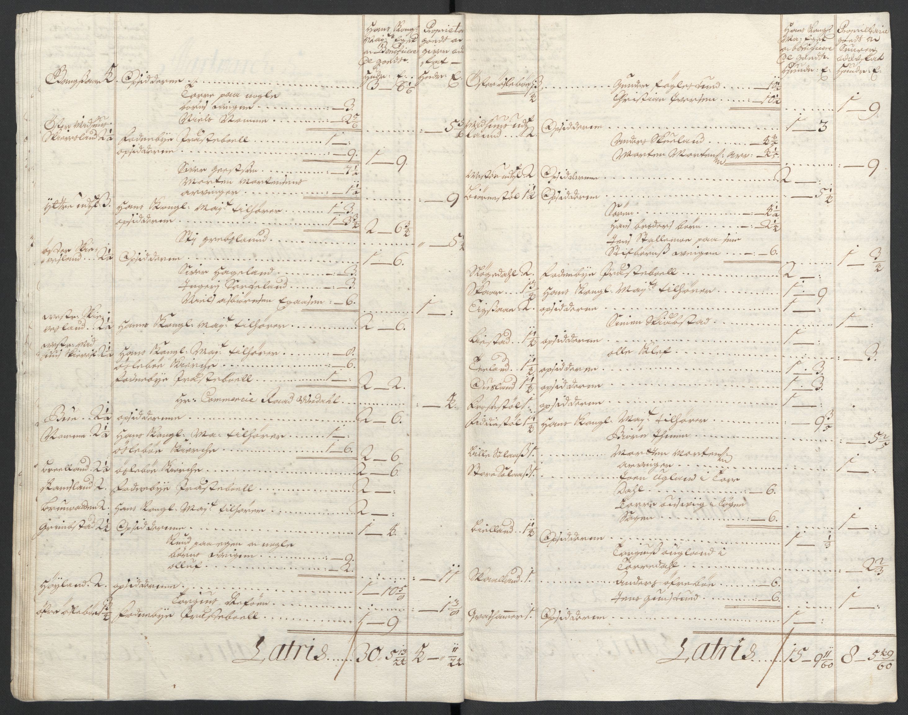 Rentekammeret inntil 1814, Reviderte regnskaper, Fogderegnskap, AV/RA-EA-4092/R43/L2546: Fogderegnskap Lista og Mandal, 1696-1697, s. 273