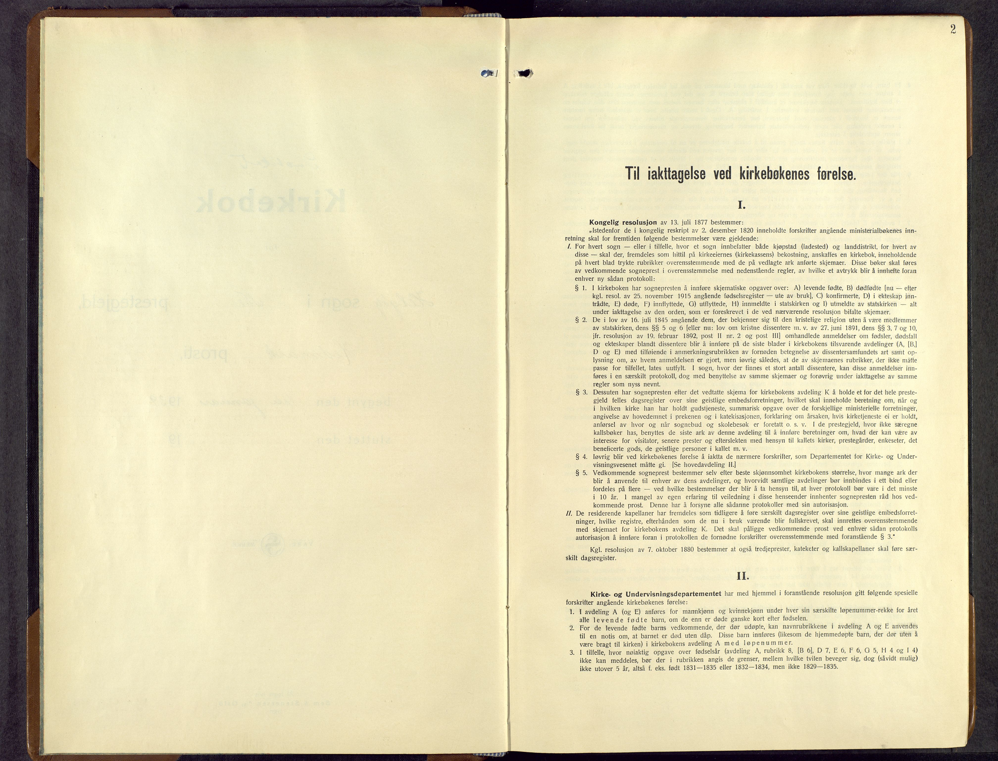 Nes prestekontor, Hedmark, AV/SAH-PREST-020/L/La/L0013: Klokkerbok nr. 13, 1939-1967, s. 2