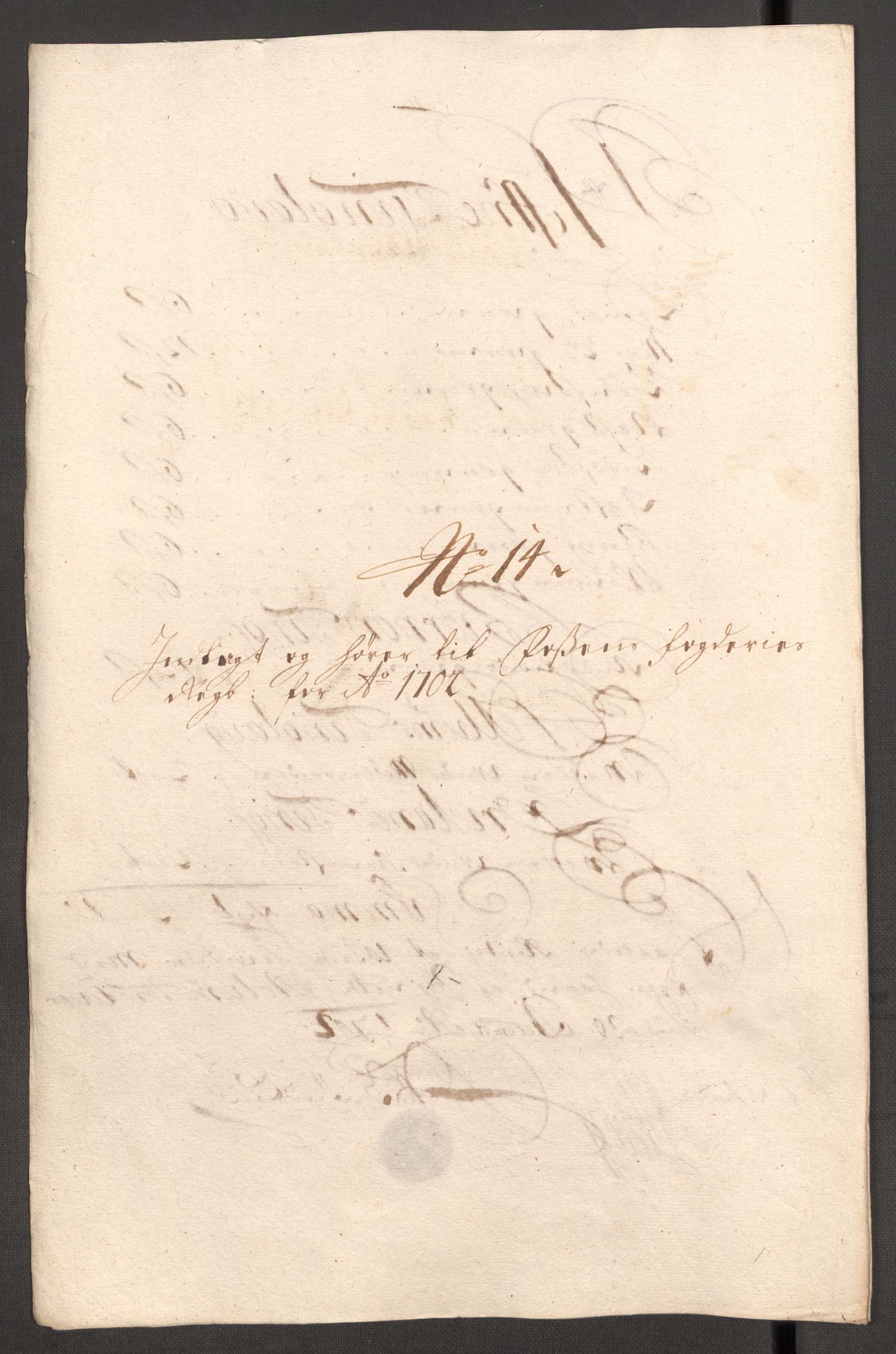 Rentekammeret inntil 1814, Reviderte regnskaper, Fogderegnskap, RA/EA-4092/R57/L3855: Fogderegnskap Fosen, 1702-1703, s. 151