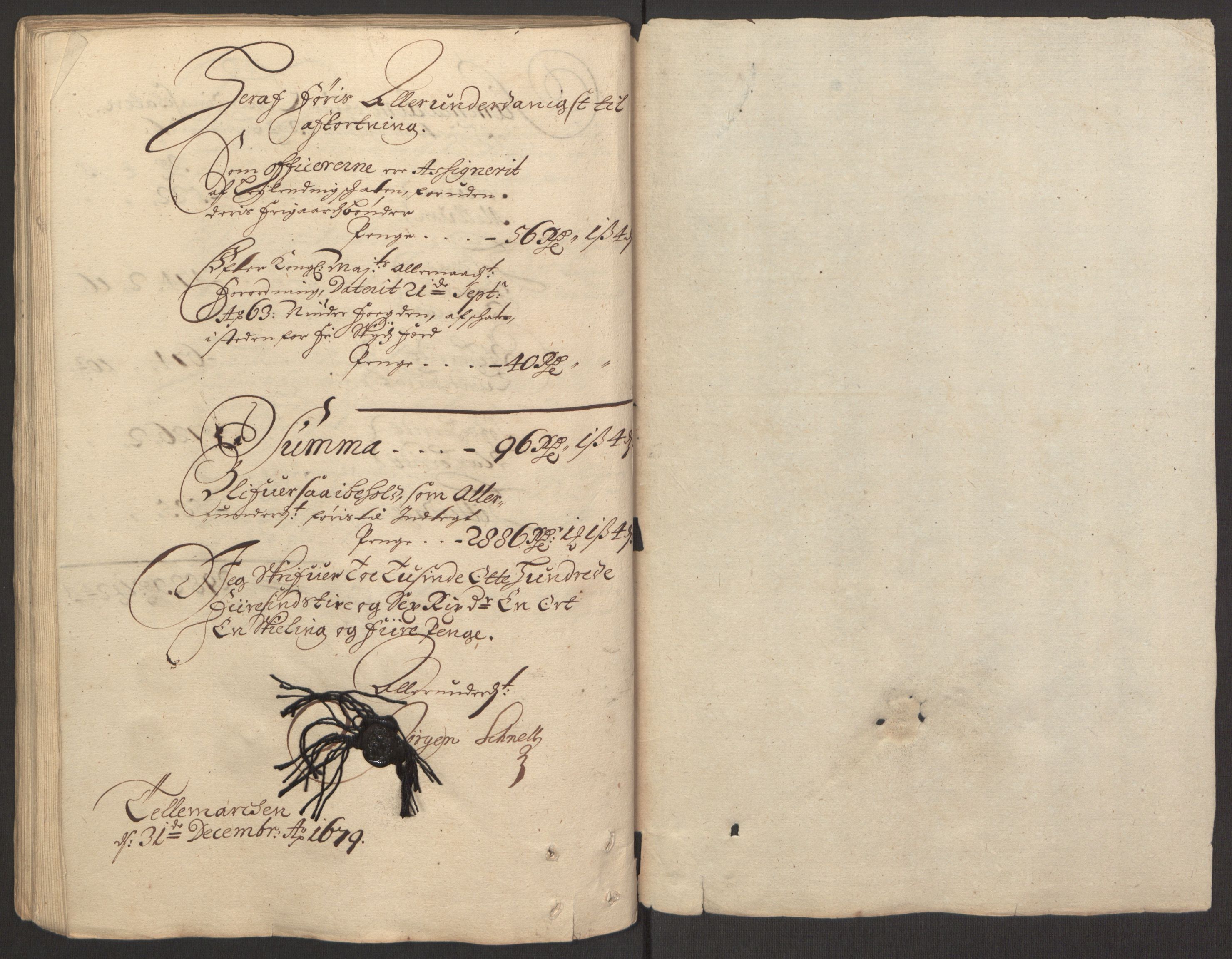 Rentekammeret inntil 1814, Reviderte regnskaper, Fogderegnskap, RA/EA-4092/R35/L2072: Fogderegnskap Øvre og Nedre Telemark, 1679, s. 84