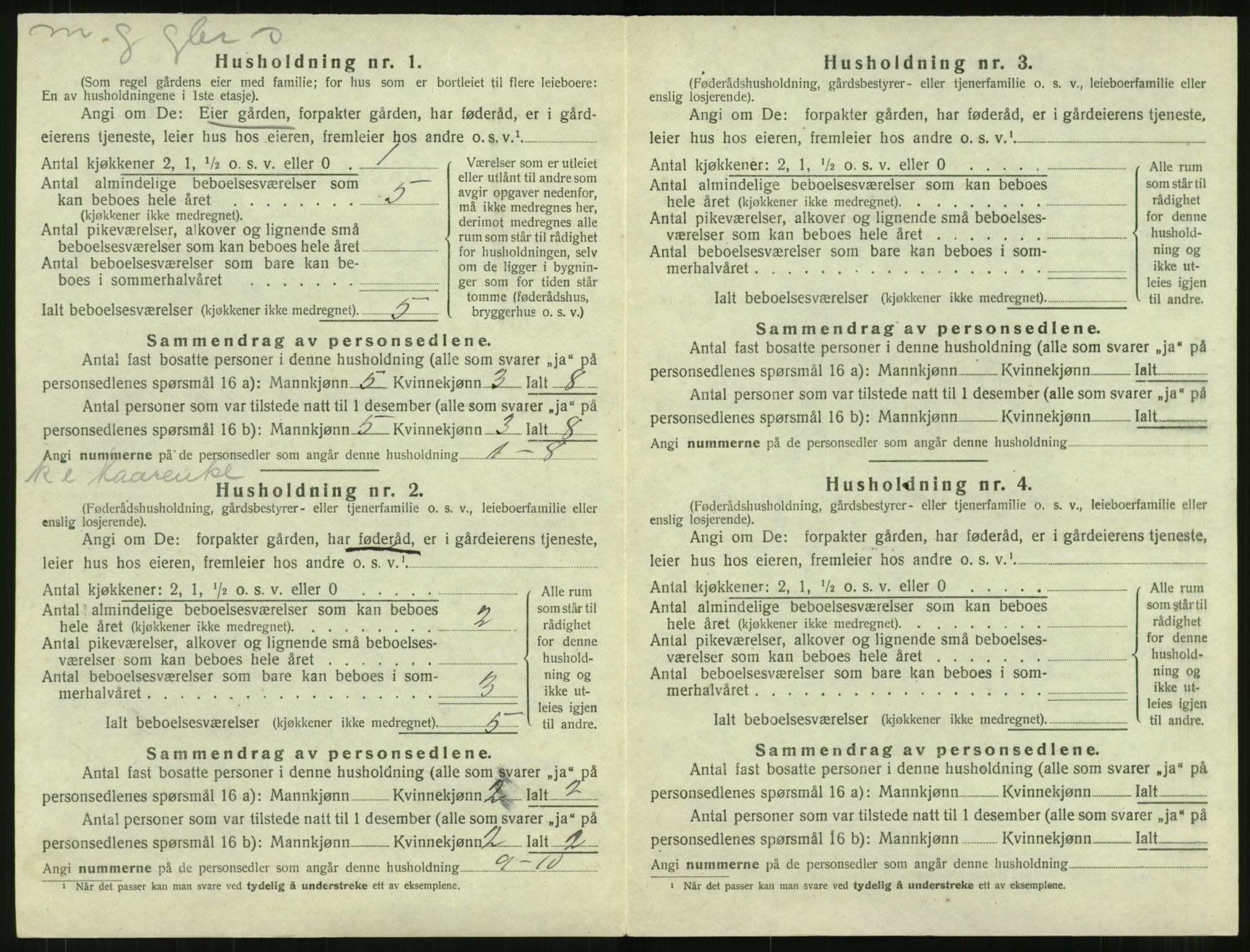 SAT, Folketelling 1920 for 1554 Bremsnes herred, 1920, s. 1160