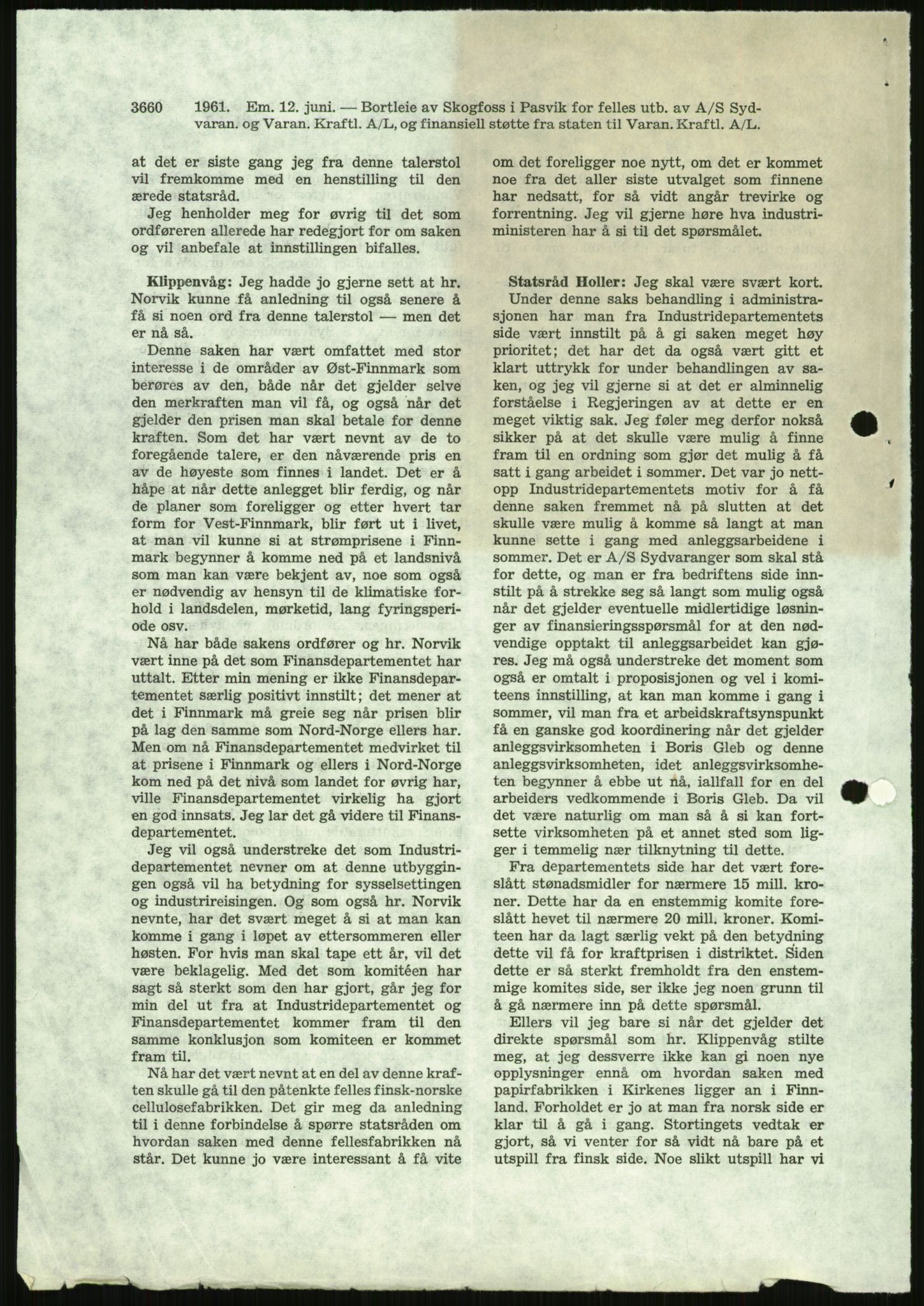 Vassdragsdirektoratet/avdelingen, RA/S-6242/F/Fa/L0532: Pasvikelva, 1956-1961, s. 52