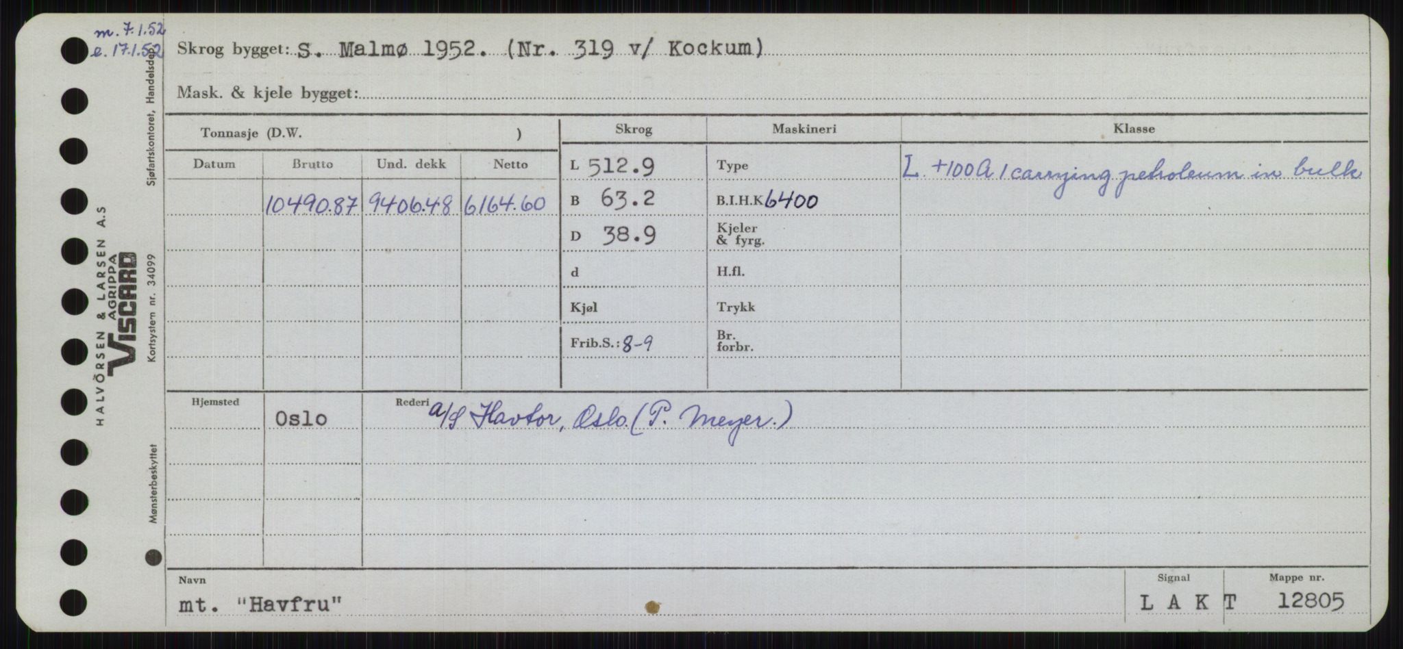 Sjøfartsdirektoratet med forløpere, Skipsmålingen, RA/S-1627/H/Hb/L0002: Fartøy, E-H, s. 343