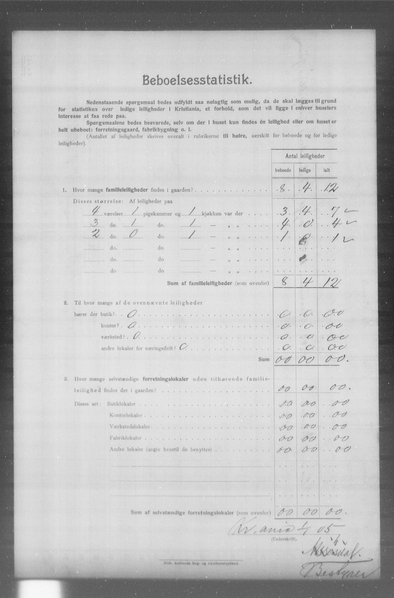 OBA, Kommunal folketelling 31.12.1904 for Kristiania kjøpstad, 1904, s. 23251