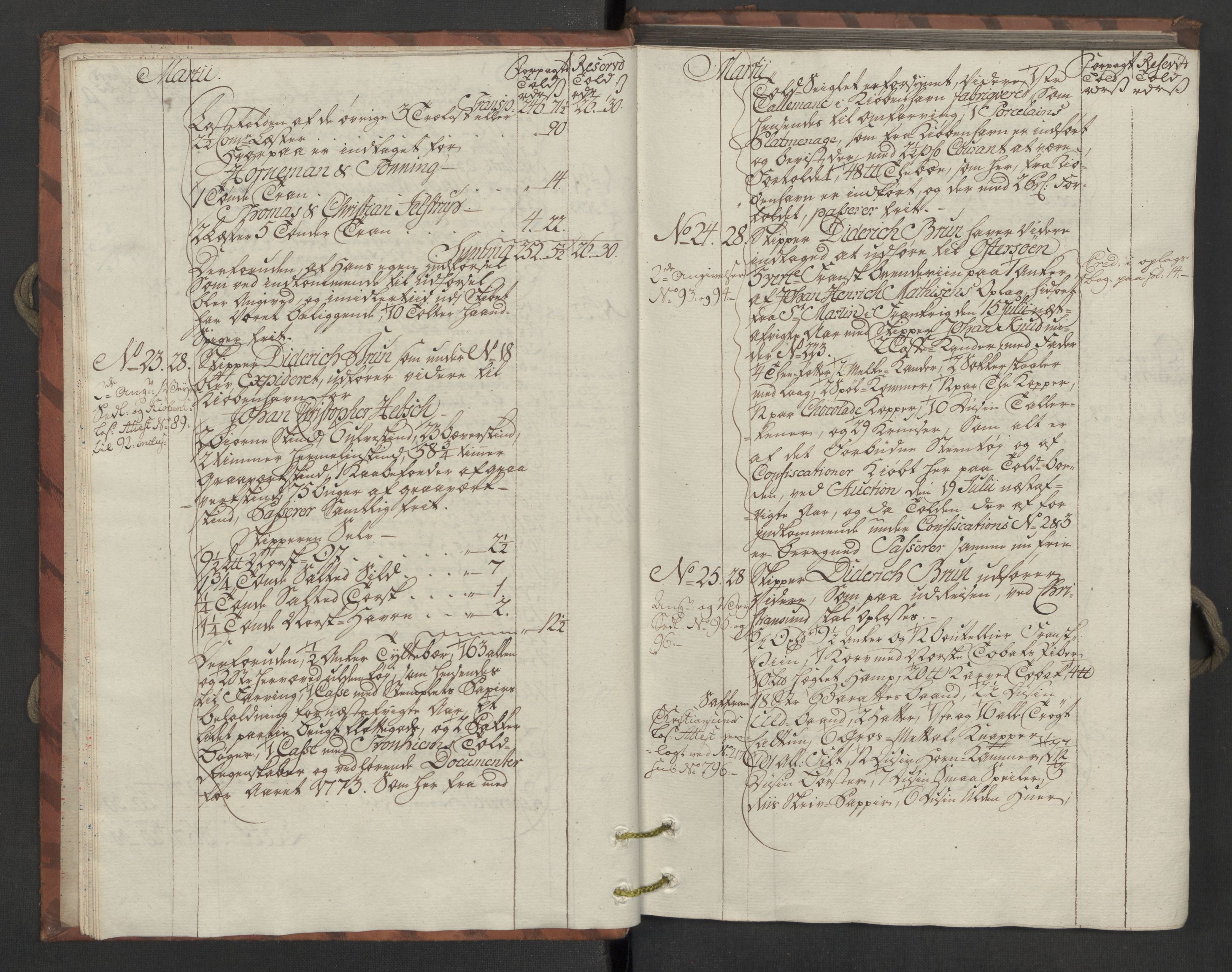 Generaltollkammeret, tollregnskaper, AV/RA-EA-5490/R33/L0123/0001: Tollregnskaper Trondheim A / Utgående hovedtollbok, 1774