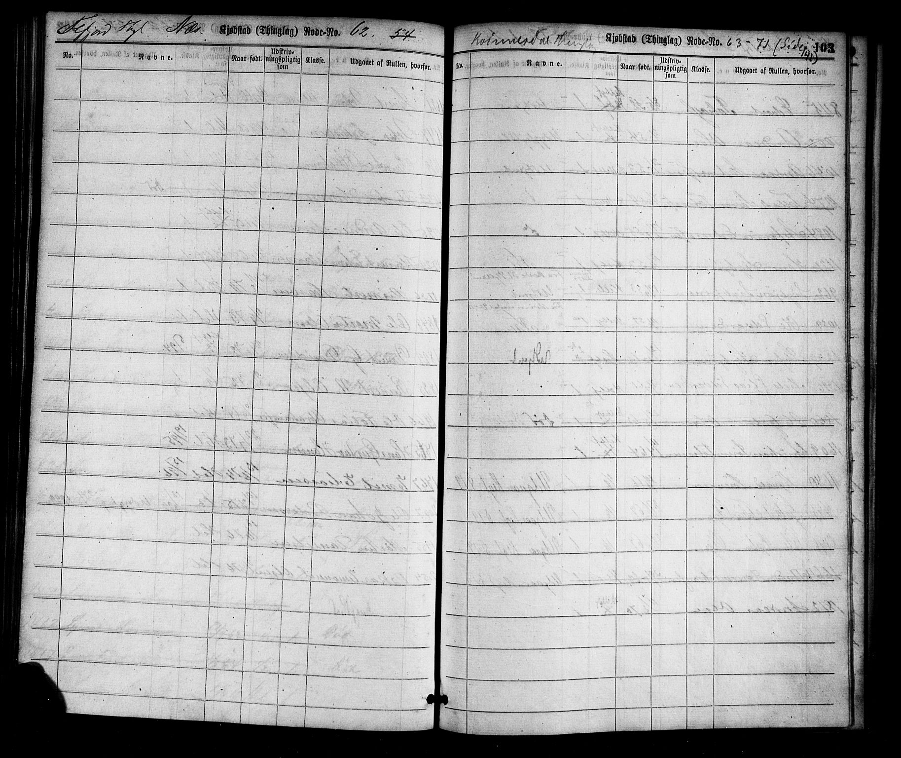 Flekkefjord mønstringskrets, AV/SAK-2031-0018/F/Ff/L0001: Utskrivningsregisterrulle, nr som i hovedrulle, N-10, 1860-1900, s. 108