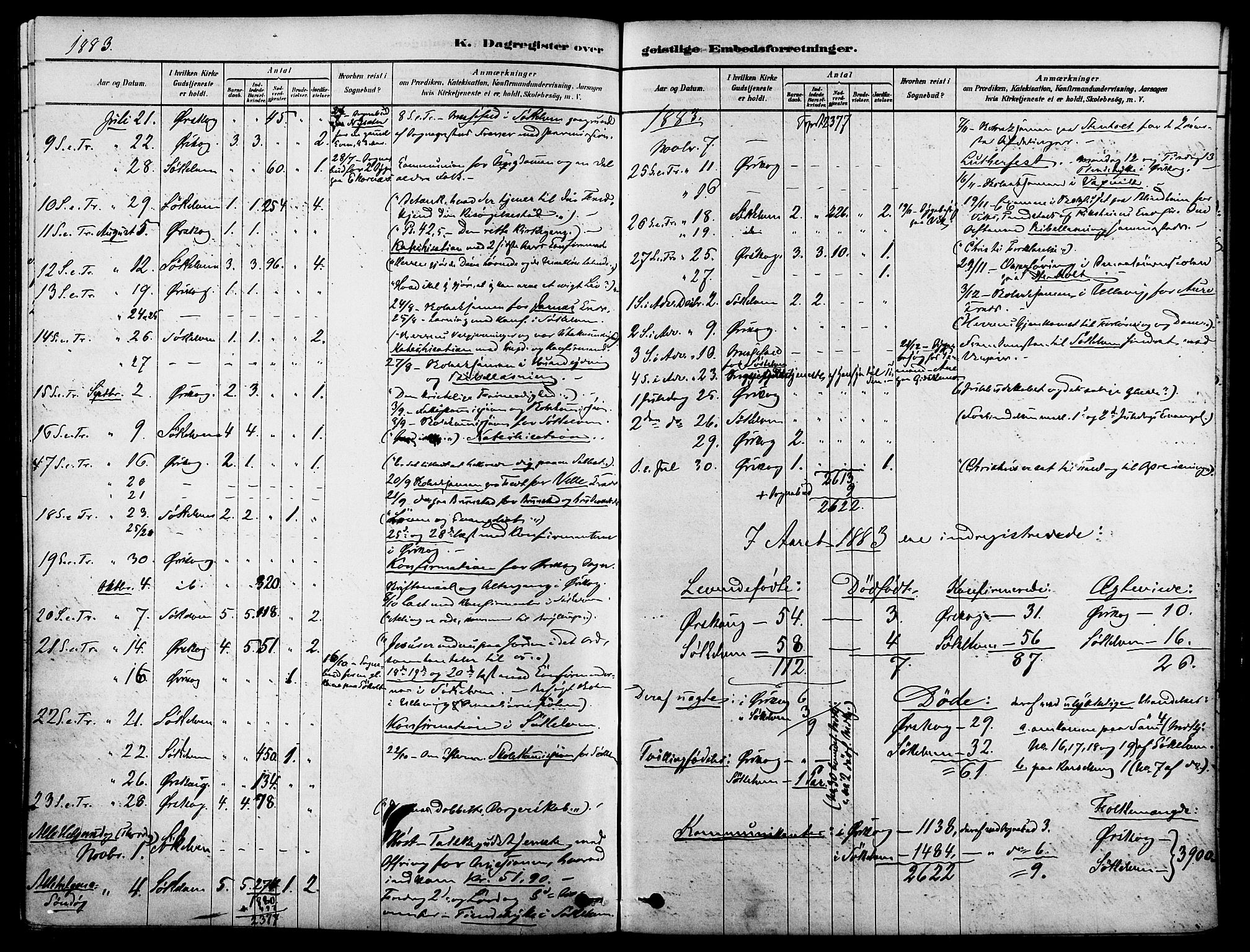 Ministerialprotokoller, klokkerbøker og fødselsregistre - Møre og Romsdal, AV/SAT-A-1454/522/L0315: Ministerialbok nr. 522A10, 1878-1890