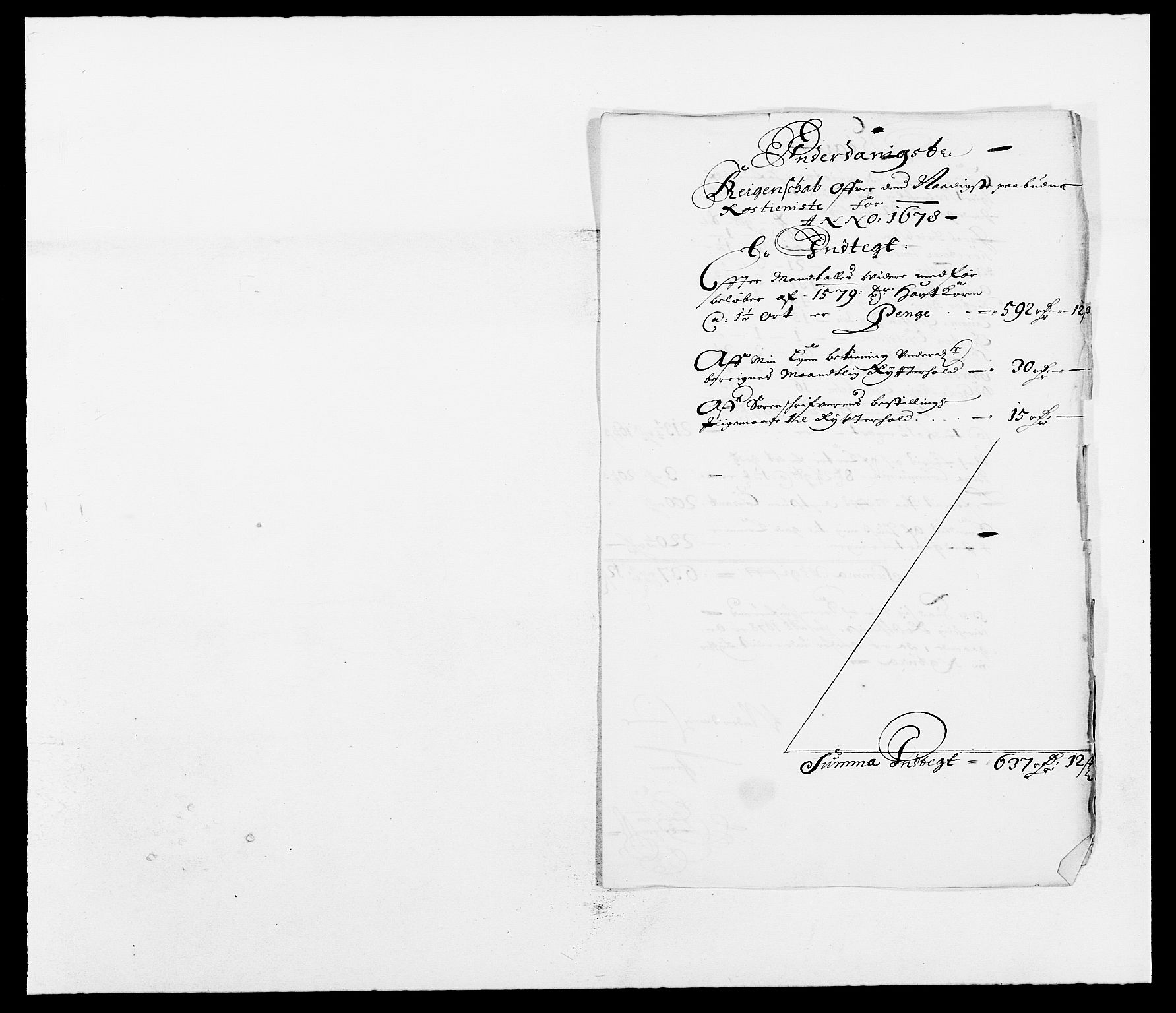 Rentekammeret inntil 1814, Reviderte regnskaper, Fogderegnskap, RA/EA-4092/R12/L0694: Fogderegnskap Øvre Romerike, 1678-1679, s. 185