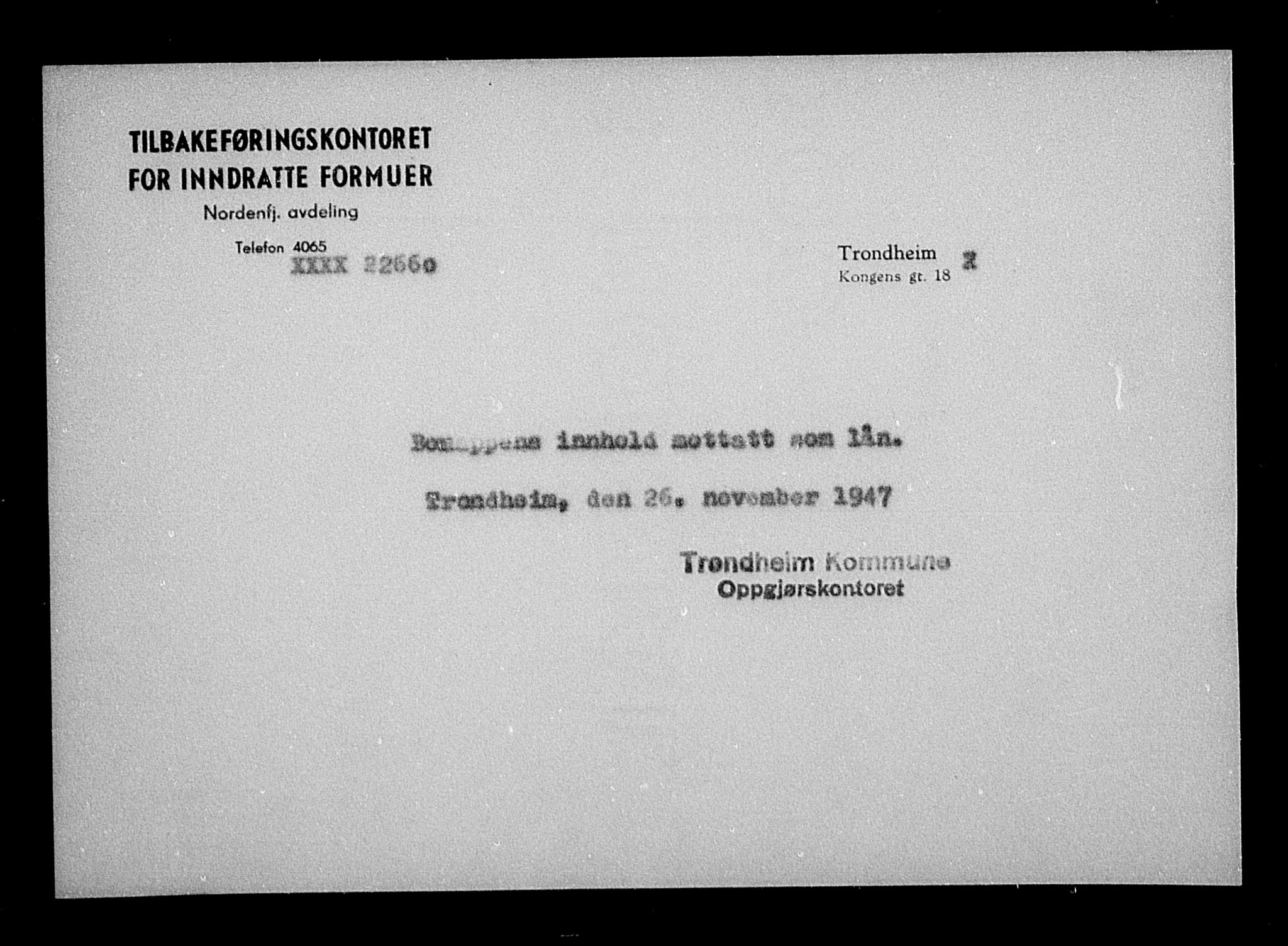 Justisdepartementet, Tilbakeføringskontoret for inndratte formuer, AV/RA-S-1564/H/Hc/Hca/L0906: --, 1945-1947, s. 575