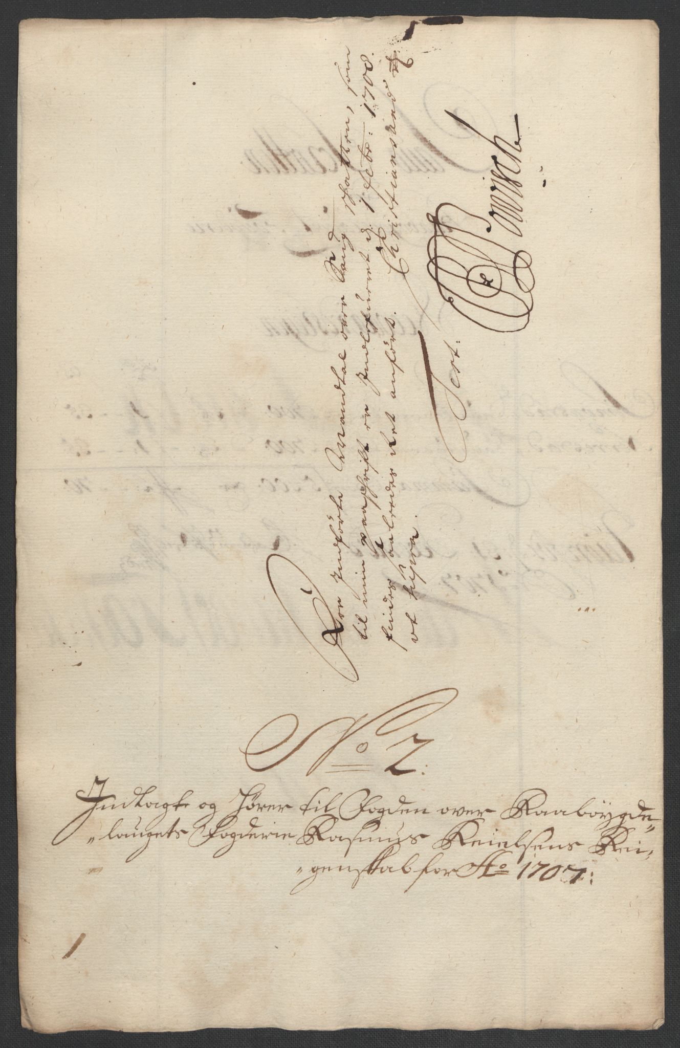 Rentekammeret inntil 1814, Reviderte regnskaper, Fogderegnskap, AV/RA-EA-4092/R40/L2448: Fogderegnskap Råbyggelag, 1706-1708, s. 202