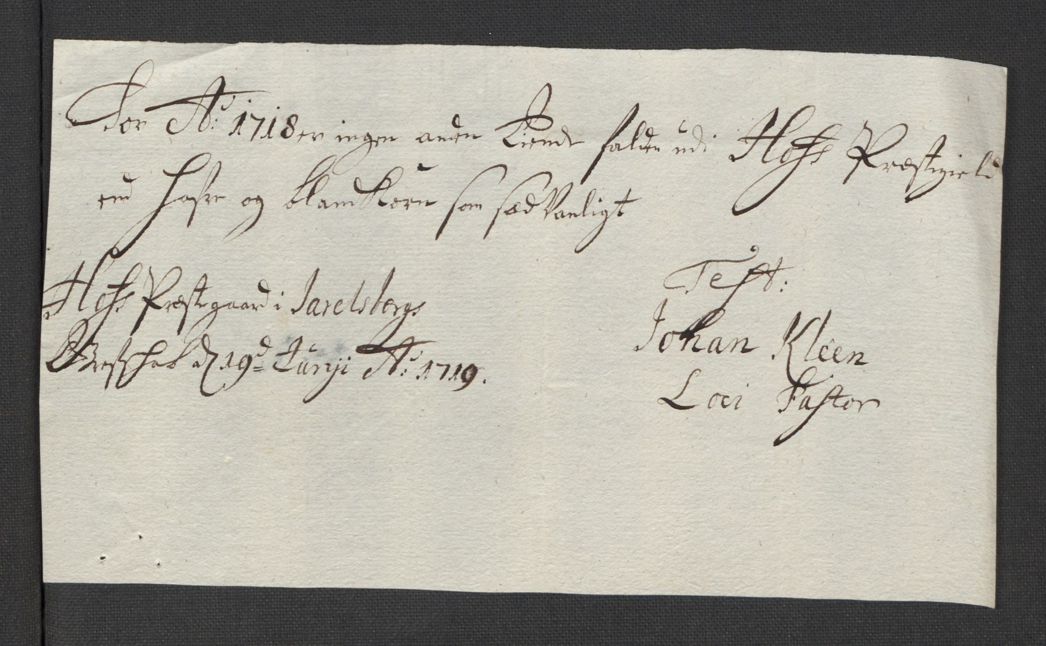 Rentekammeret inntil 1814, Reviderte regnskaper, Fogderegnskap, RA/EA-4092/R32/L1882: Fogderegnskap Jarlsberg grevskap, 1718, s. 148